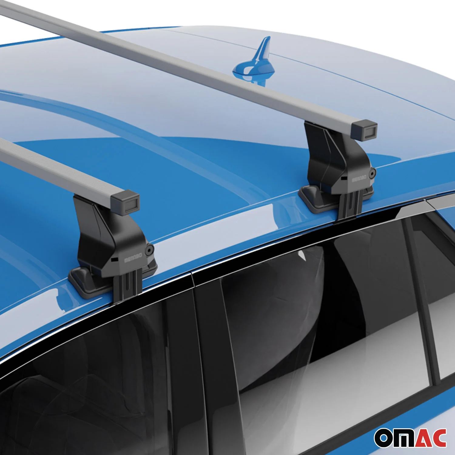 2010-2014 Honda Insight Roof Rack Cross Bars Silver - Image 6