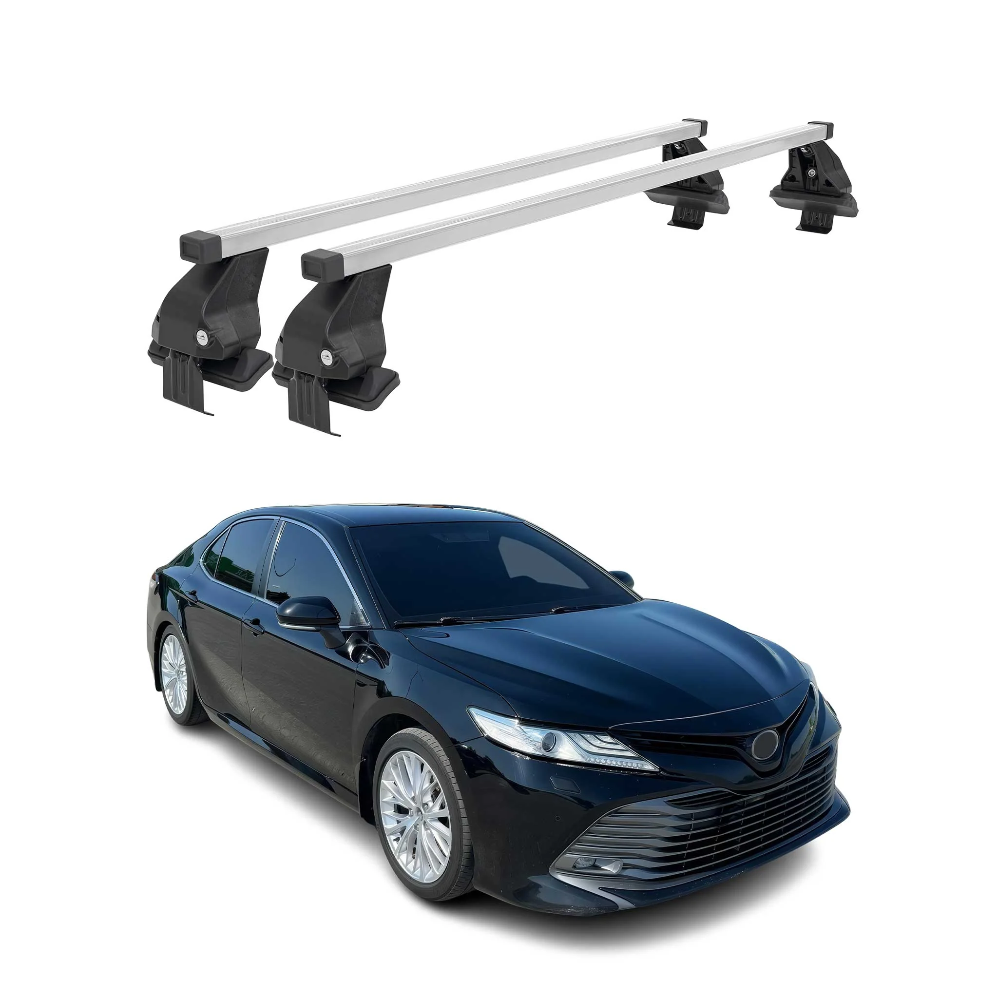 2018-2024 Toyota Camry Roof Rack Cross Bars Silver