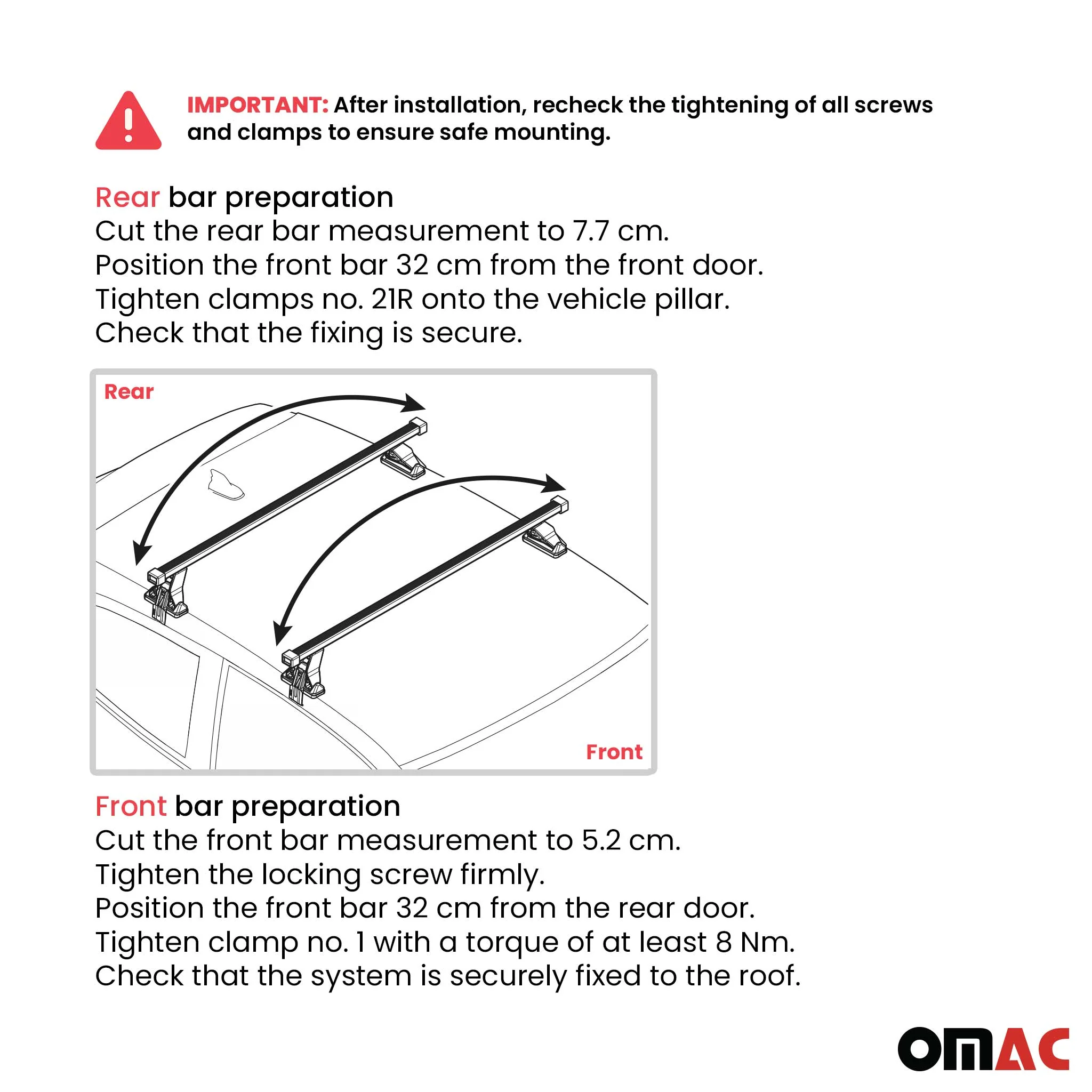 2011-2018 VW Jetta A6 Roof Rack Cross Bars Silver - Image 3