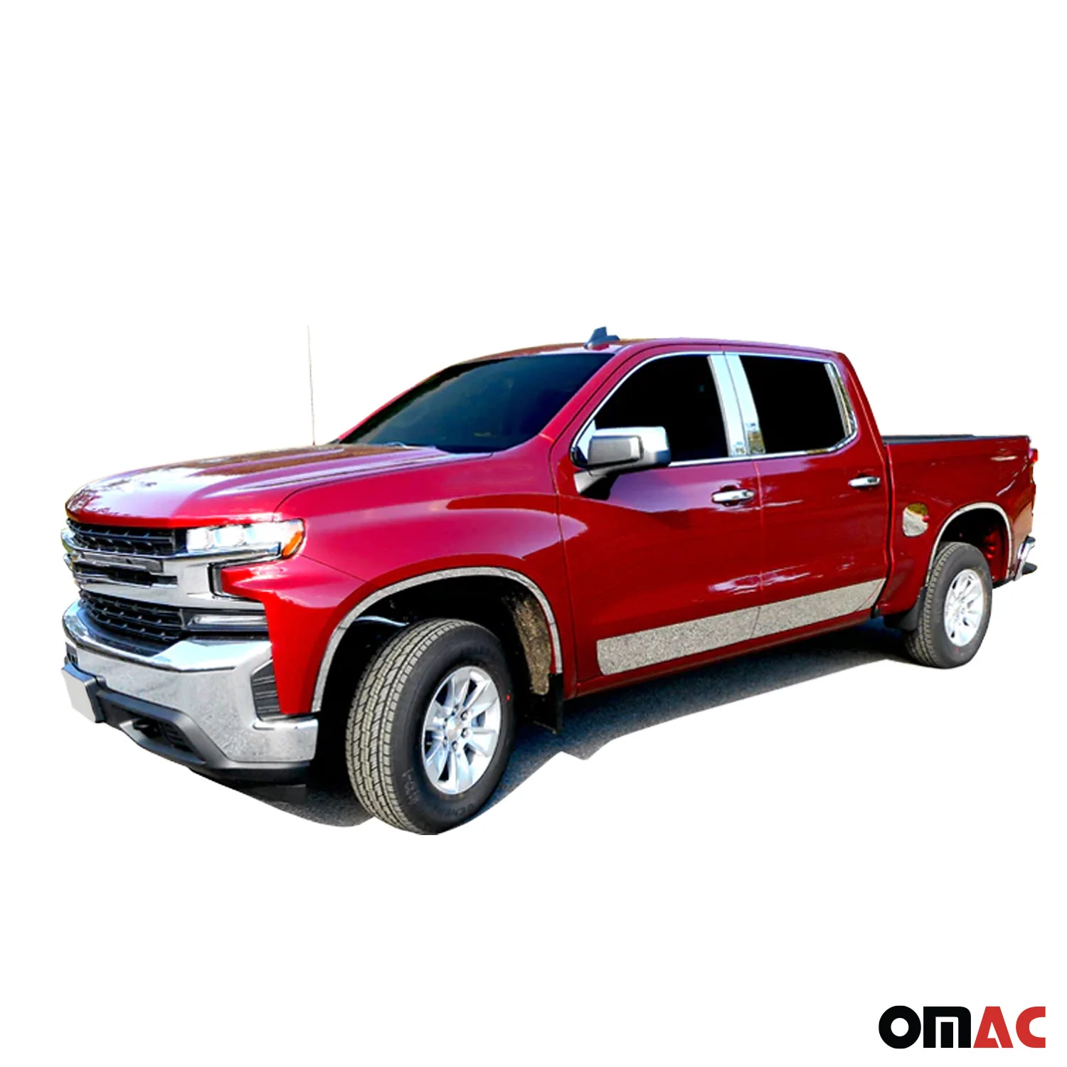2019-2025 Chevrolet Silverado Stainless Gas Cap Door Trim 1 Pc GC59170 QAA - Image 4