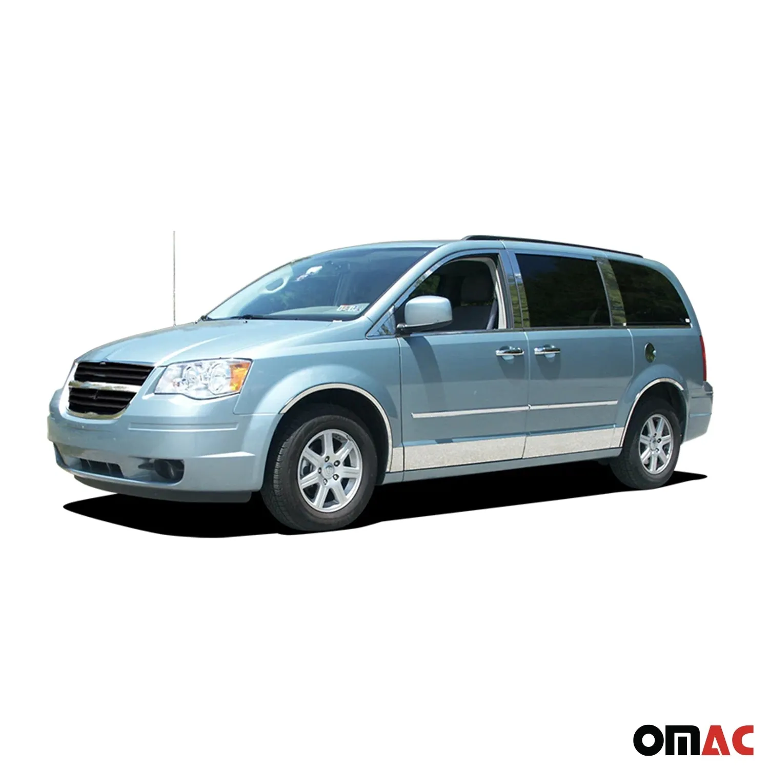 2011-2020 Dodge Grand Caravan Rear Deck Accent 1Pc Stainless Steel Silver - Image 2