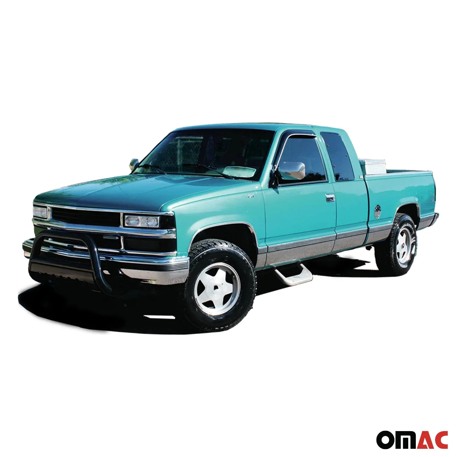 1992-1999 Chevrolet Silverado Crew Long Stainless Rocker Panel Trim 12 Pcs - Image 3