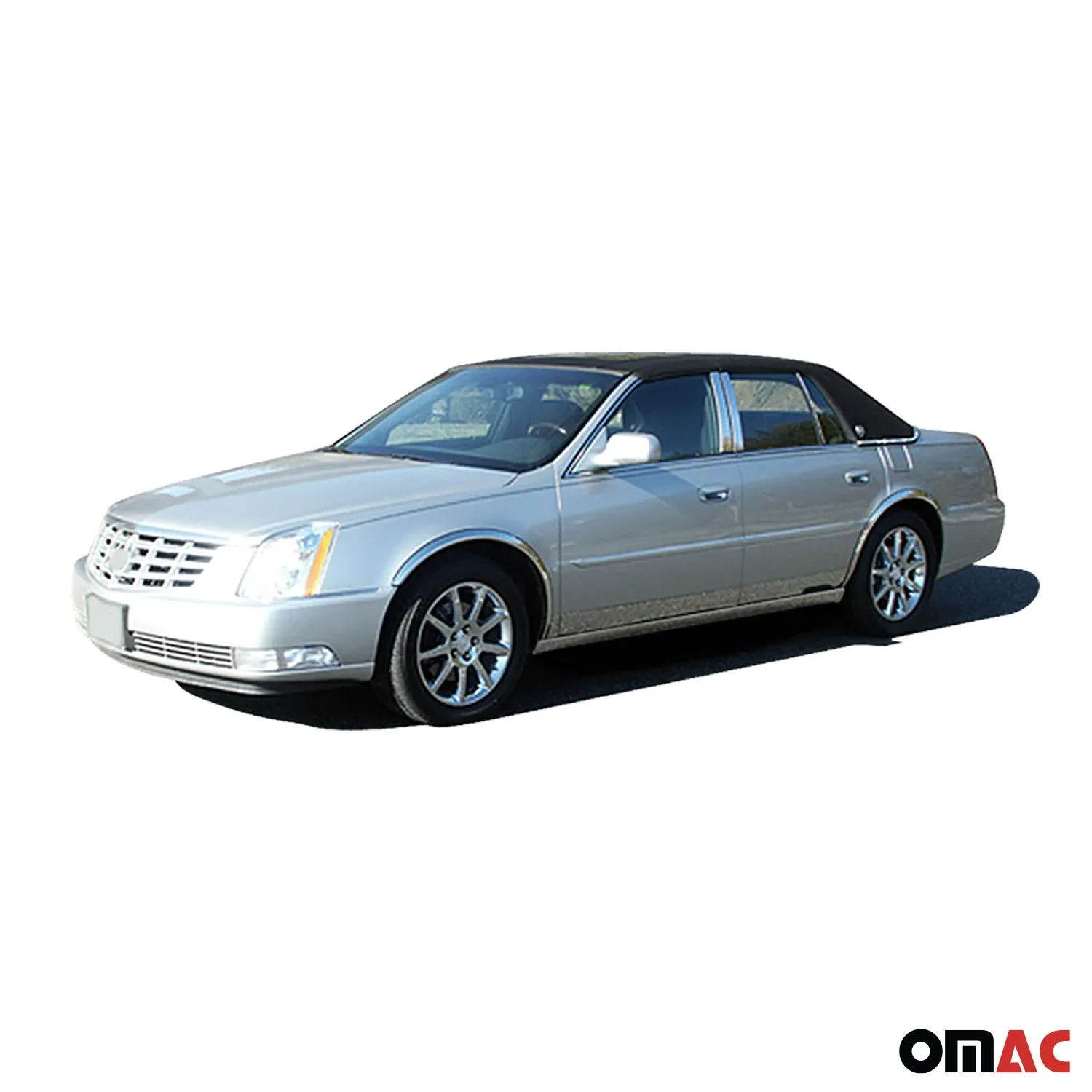 2006-2011 Cadillac DTS Stainless Rocker Panel Trim 4 Pcs - Image 2
