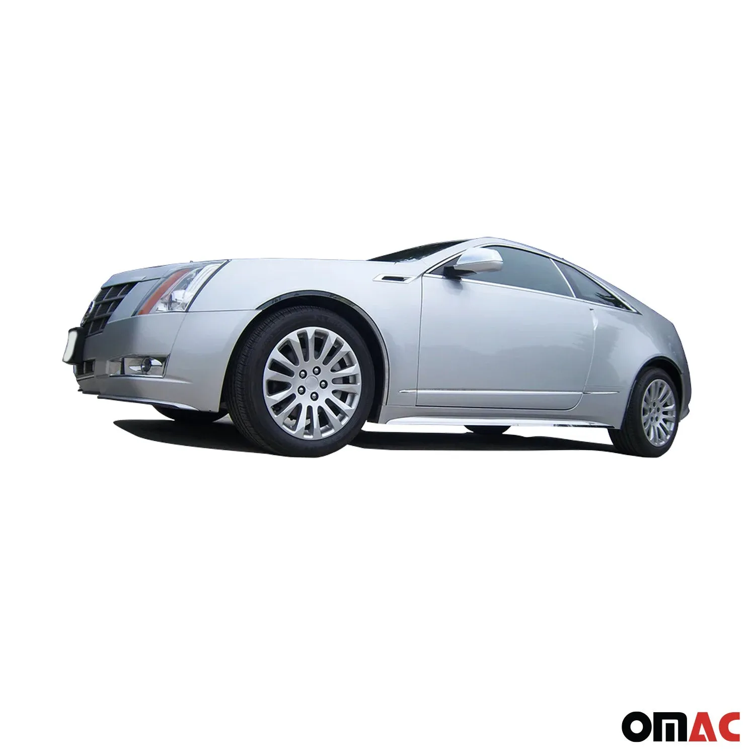 2011-2014 Cadillac CTS Coupe Stainless Rocker Panel Trim 4 Pcs - Image 2