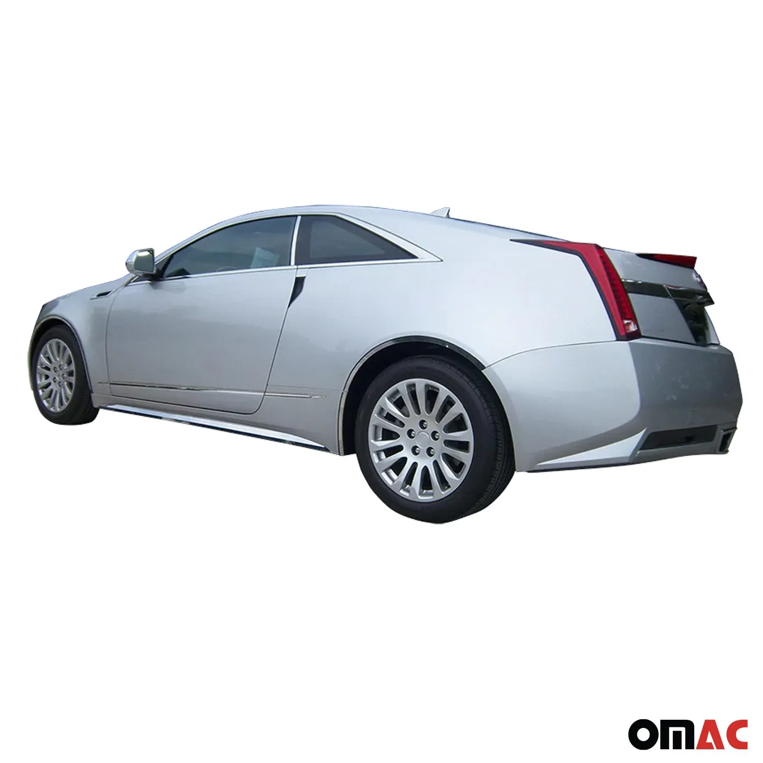 2011-2014 Cadillac CTS Coupe Stainless Rocker Panel Trim 4 Pcs - Image 3