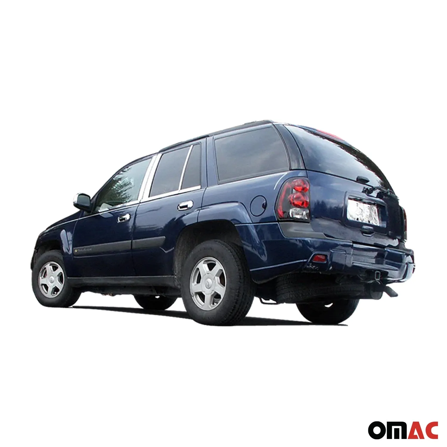 2002-2005 Chevrolet Trailblazer Stainless Rocker Panel Trim 4 Pcs - Image 3