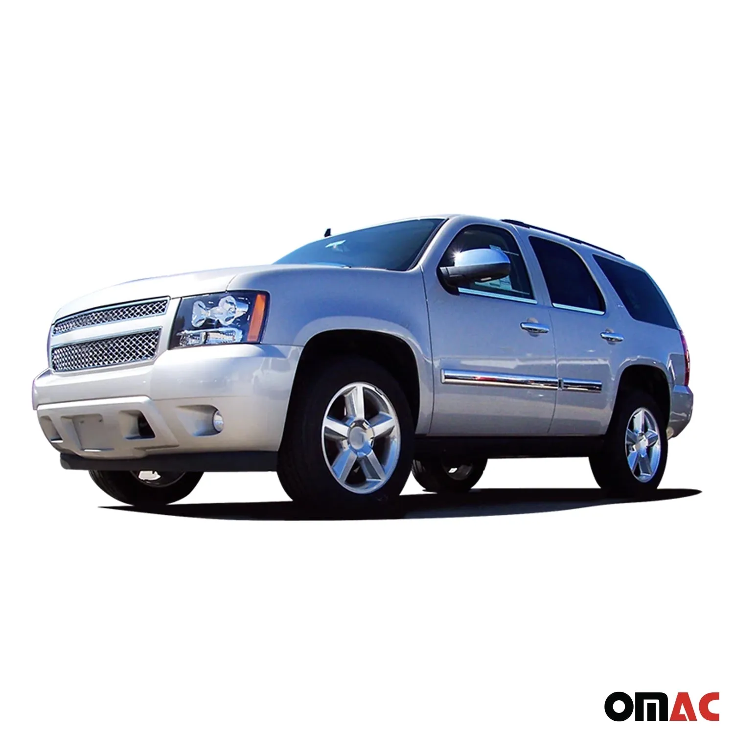 2007-2014 Chevrolet Tahoe Stainless Rocker Panel Trim 4 Pcs - Image 2