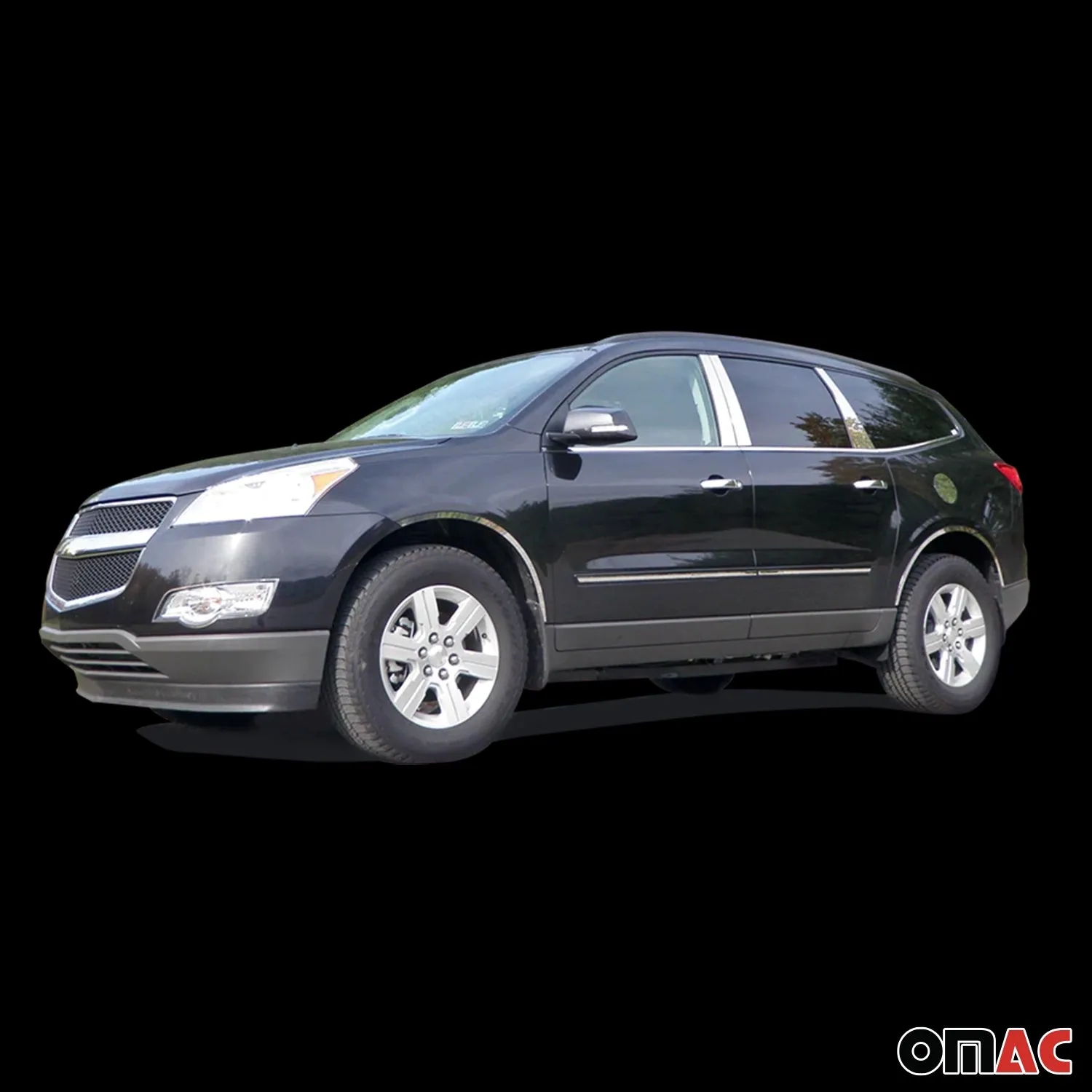 2009-2017 Chevrolet Traverse Stainless Rocker Panel Trim 4 Pcs - Image 2