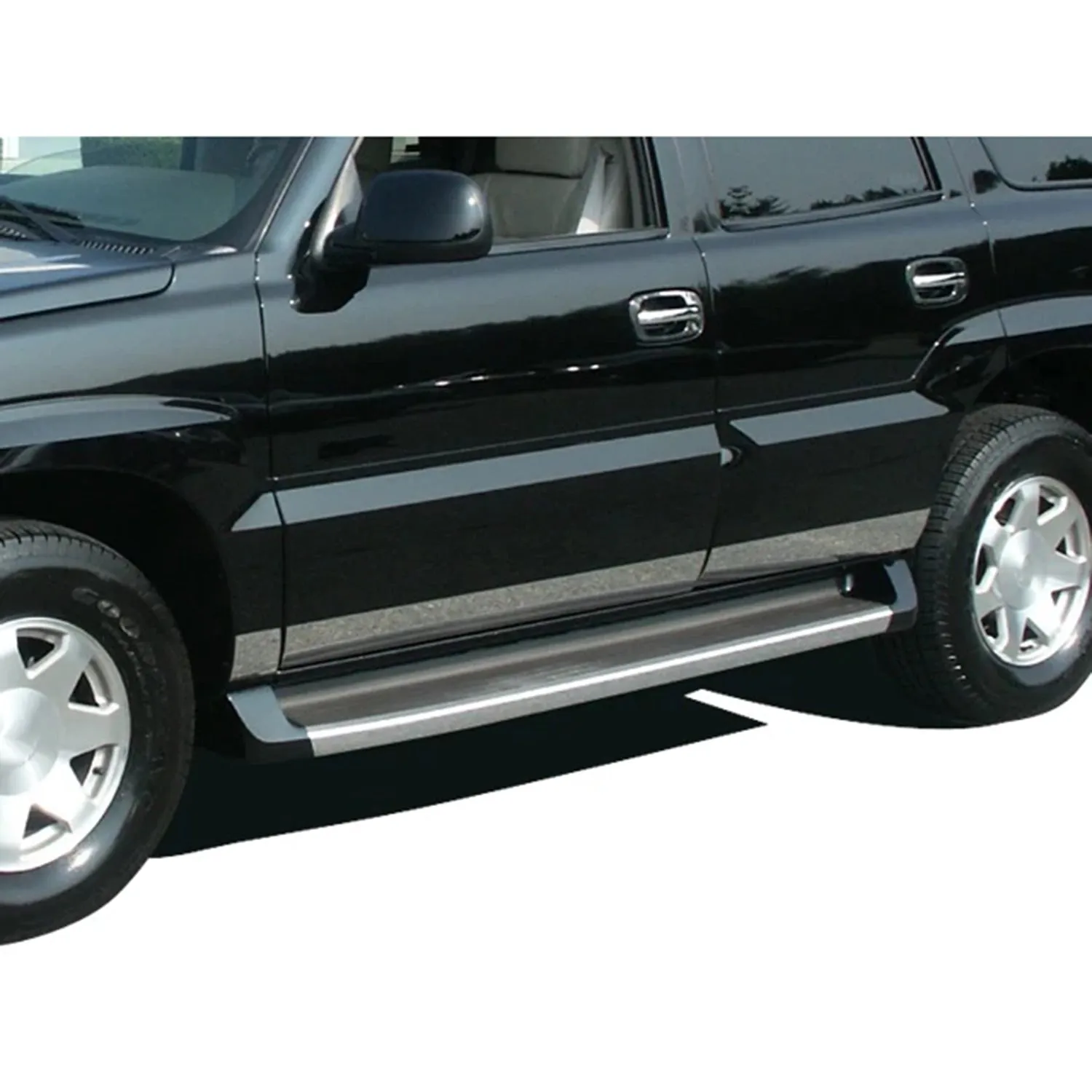 2002-2006 Cadillac Escalade Stainless Rocker Panel Trim 8Pcs