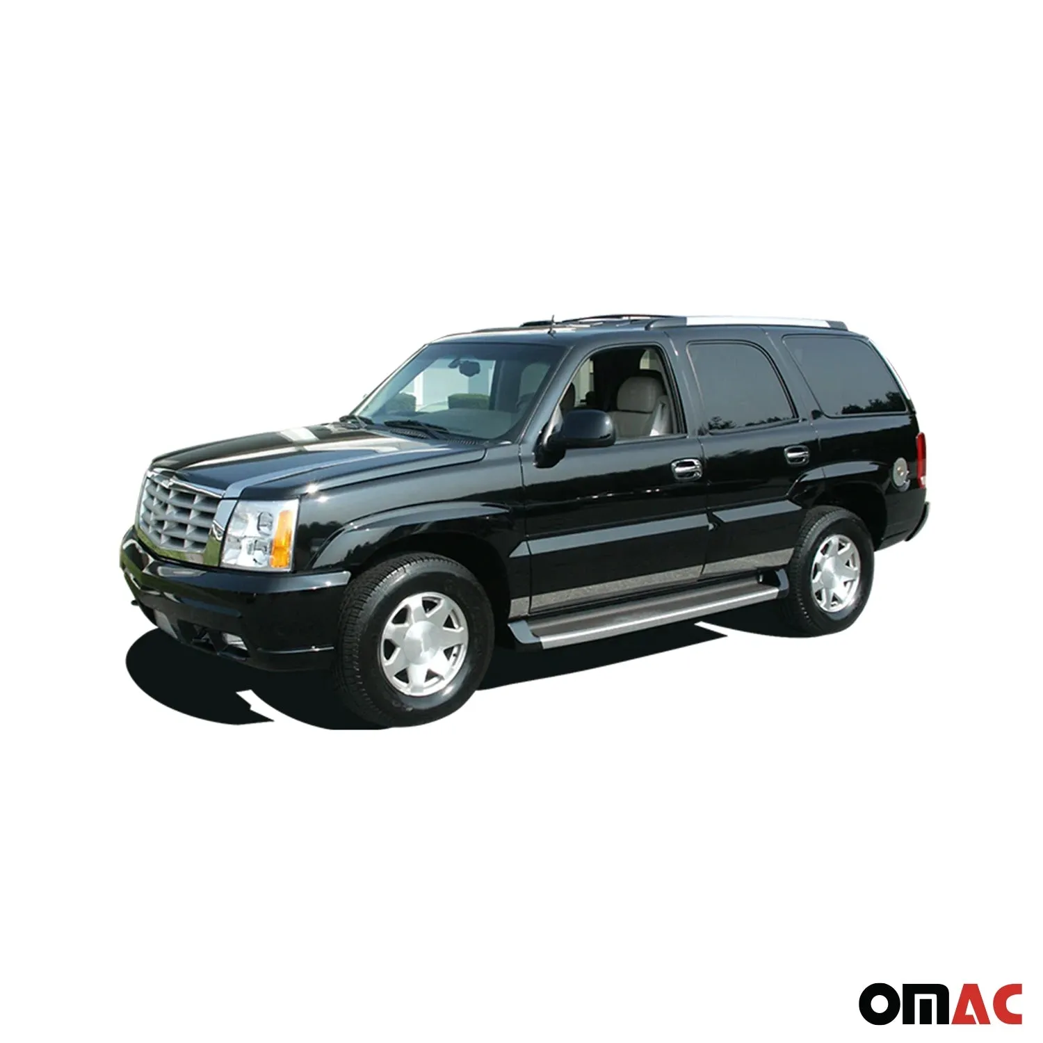 2002-2006 Cadillac Escalade Stainless Rocker Panel Trim 8Pcs - Image 3