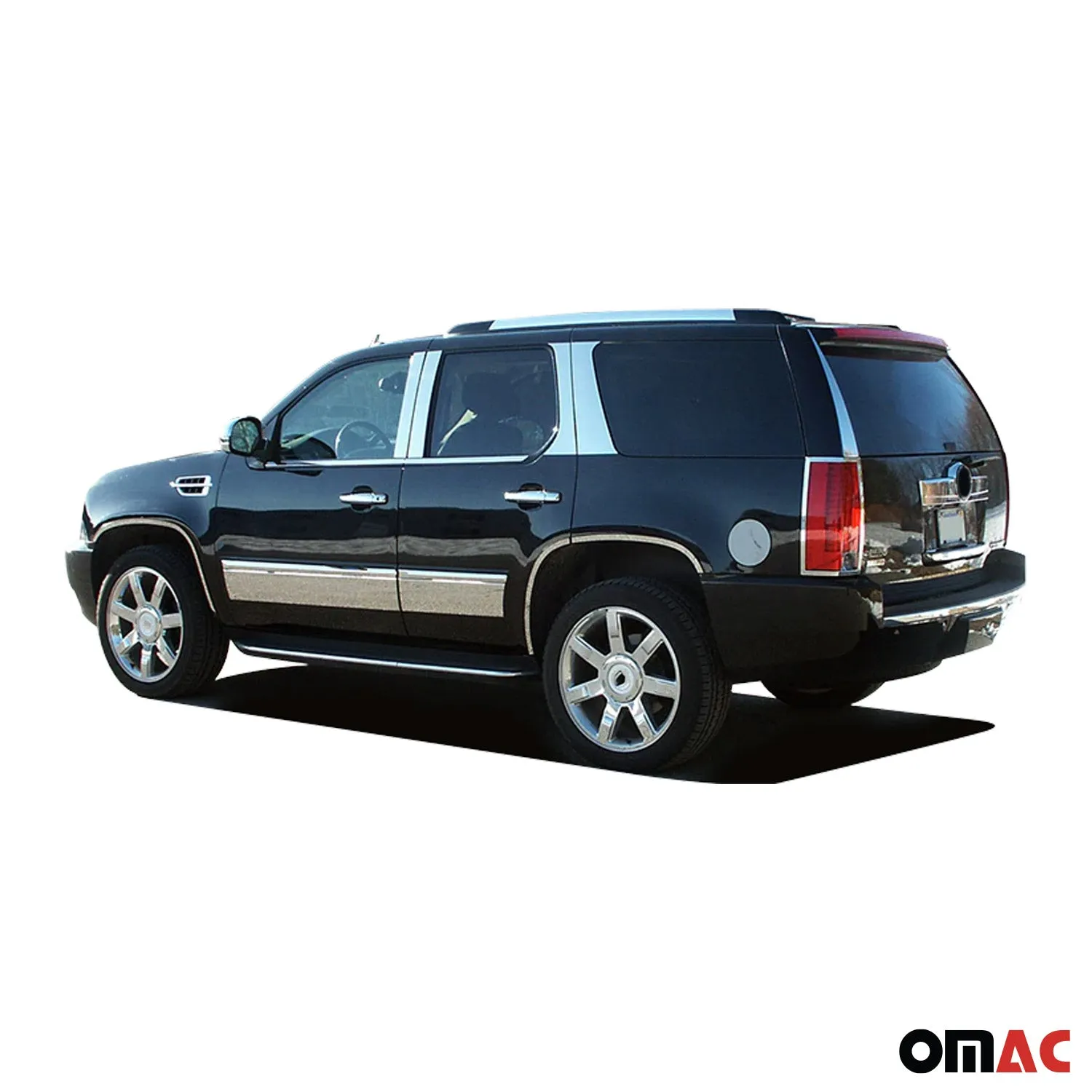 2007-2014 Cadillac Escalade Stainless Steel Grille Accent 4 Pcs - Image 3