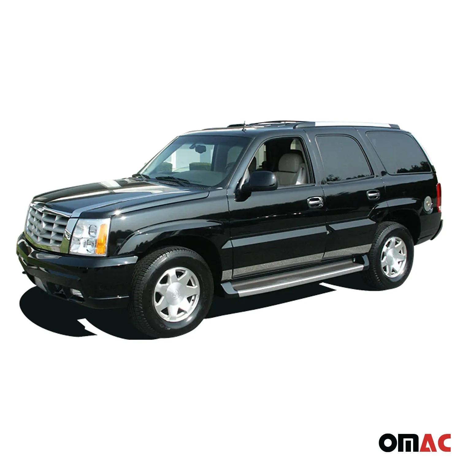 2002-2006 Cadillac Escalade Stainless Steel Hood Trim 4 Pcs - Image 2