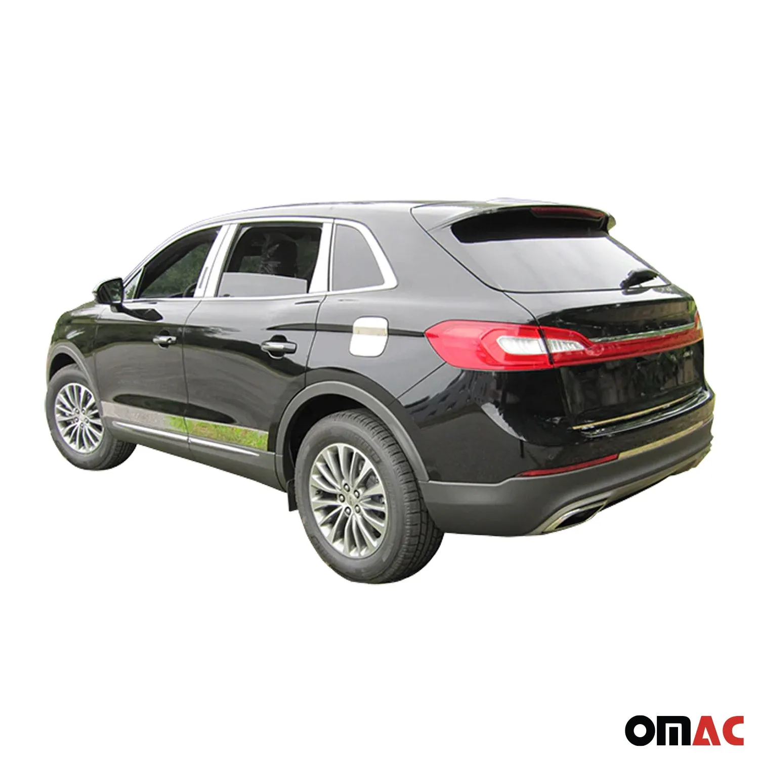 2016-2018 Lincoln MKX Stainless Steel Pillar Trim 10 Pcs - Image 4