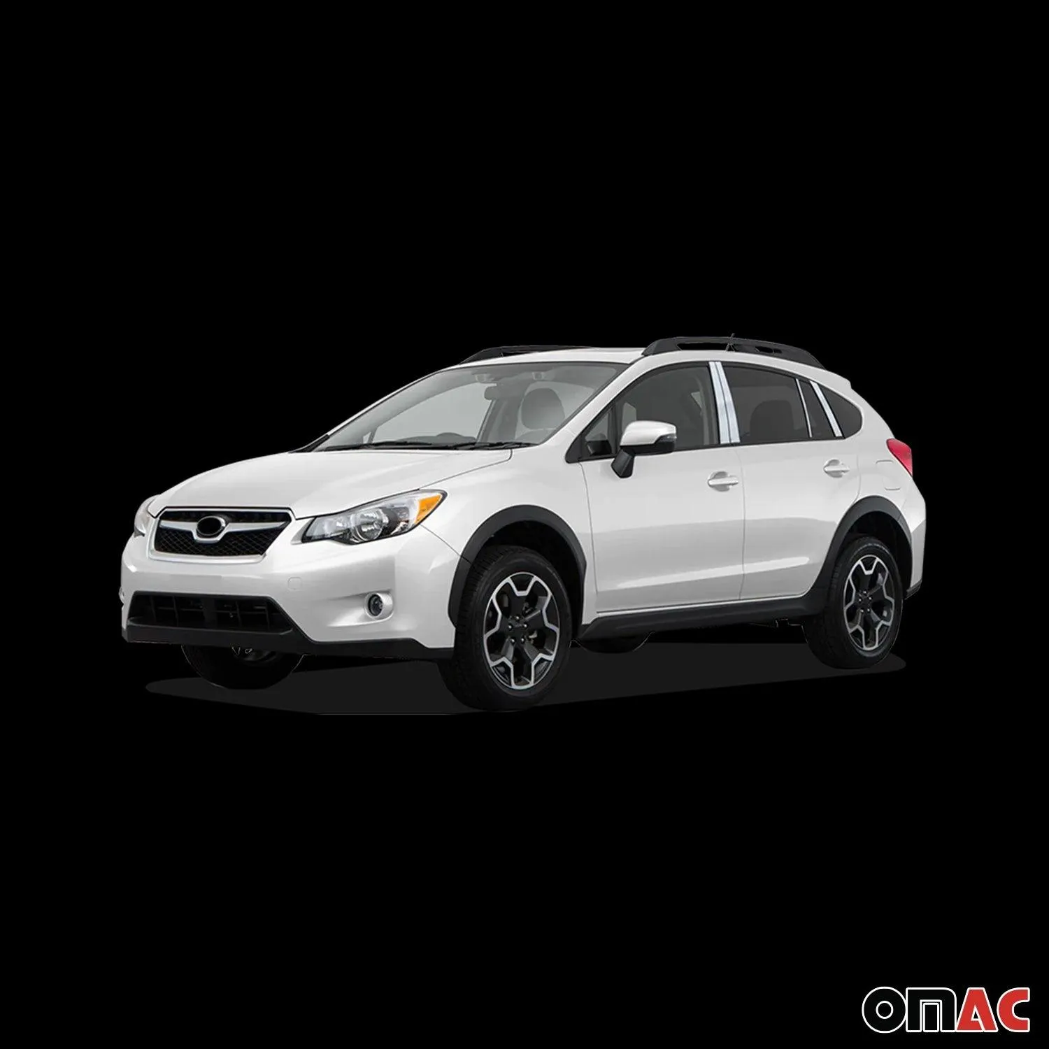 2016-2023 Subaru Crosstrek Stainless Steel Pillar Trim 10Pc - Image 2