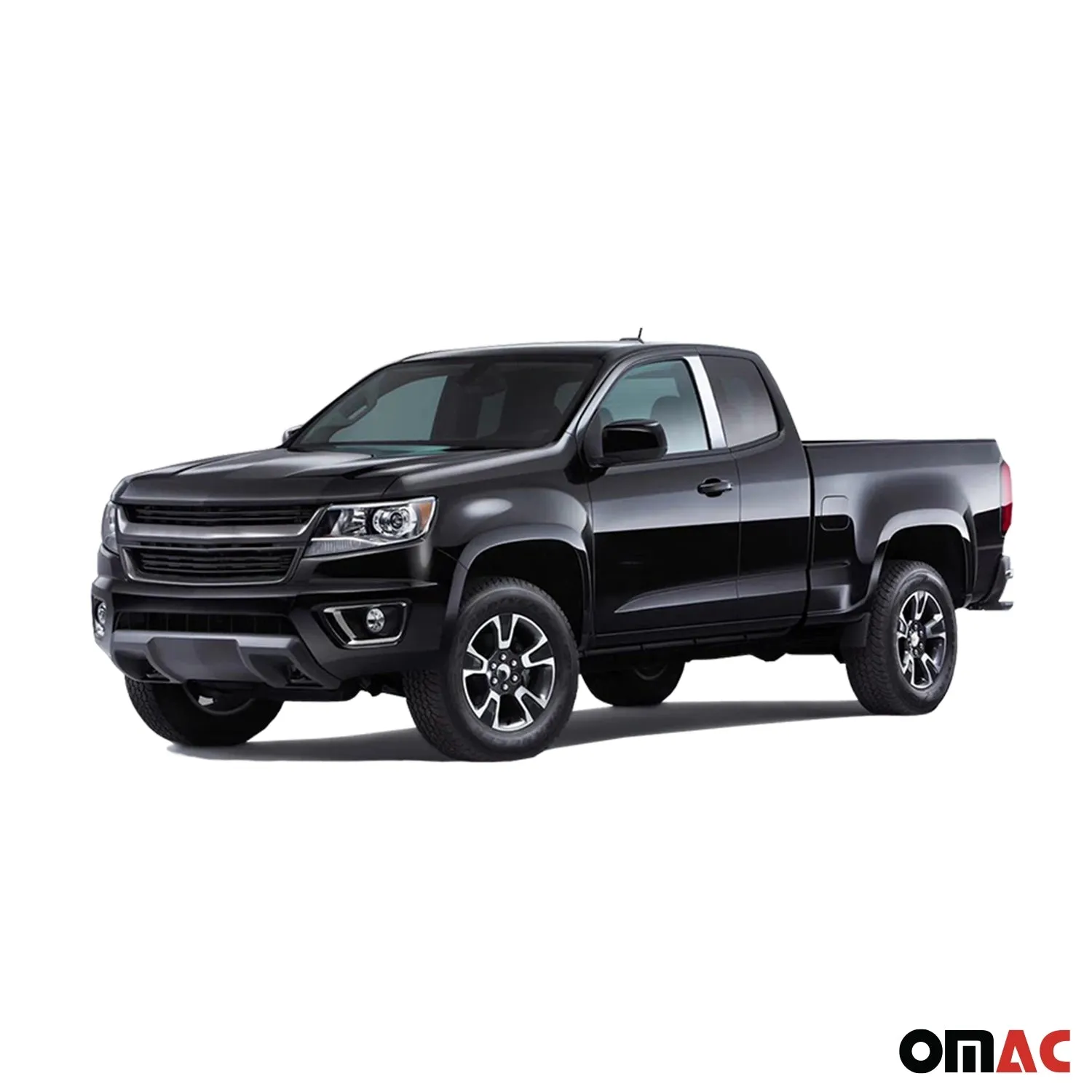 2015-2022 GMC Canyon Stainless Steel Pillar Trim 2Pc - Image 2