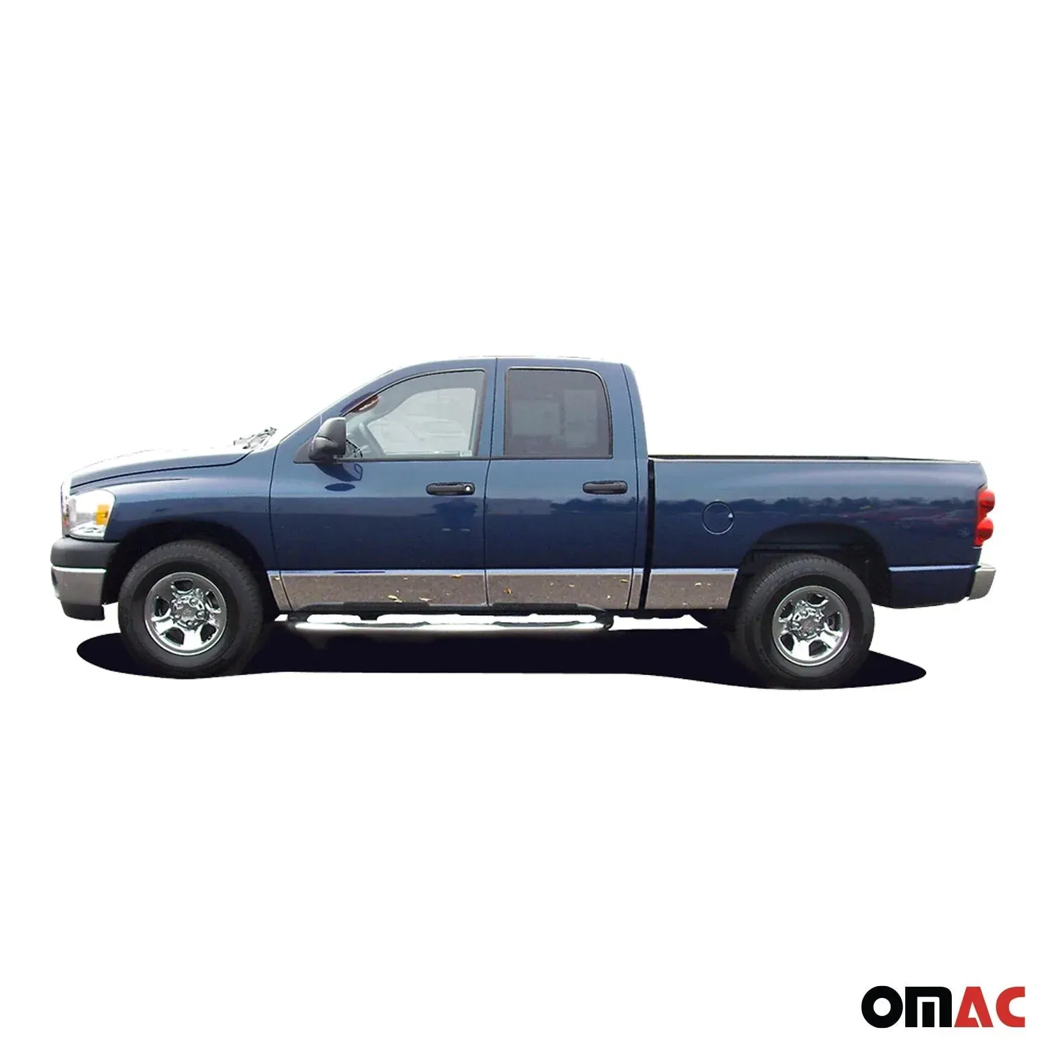 2009-2018 Ram 1500 Crew Cab 4Door Stainless Steel Pillar Trim 4 Pcs - Image 3
