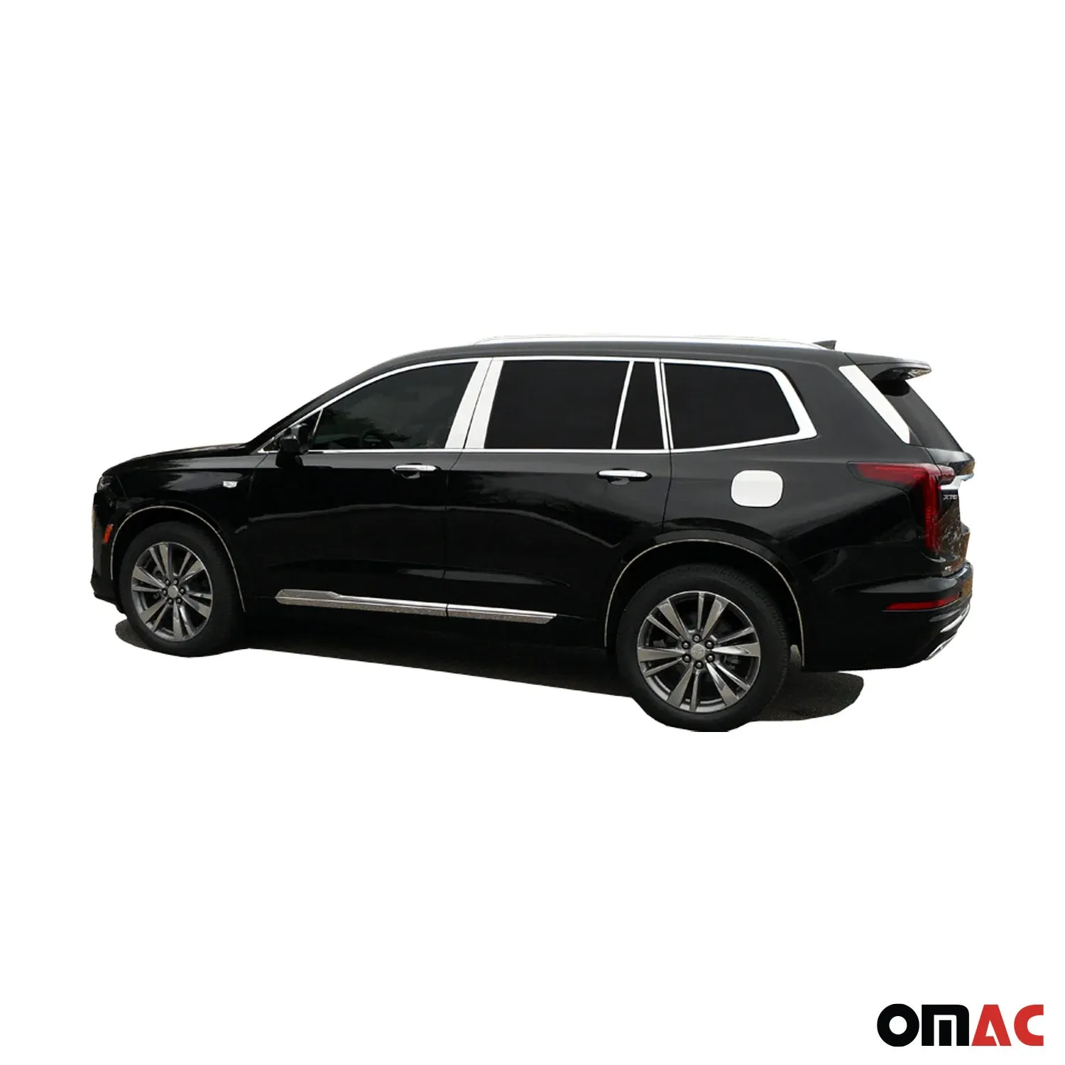 2020-2025 Cadillac XT6 Stainless Steel Pillar Trim 4 Pcs - Image 3