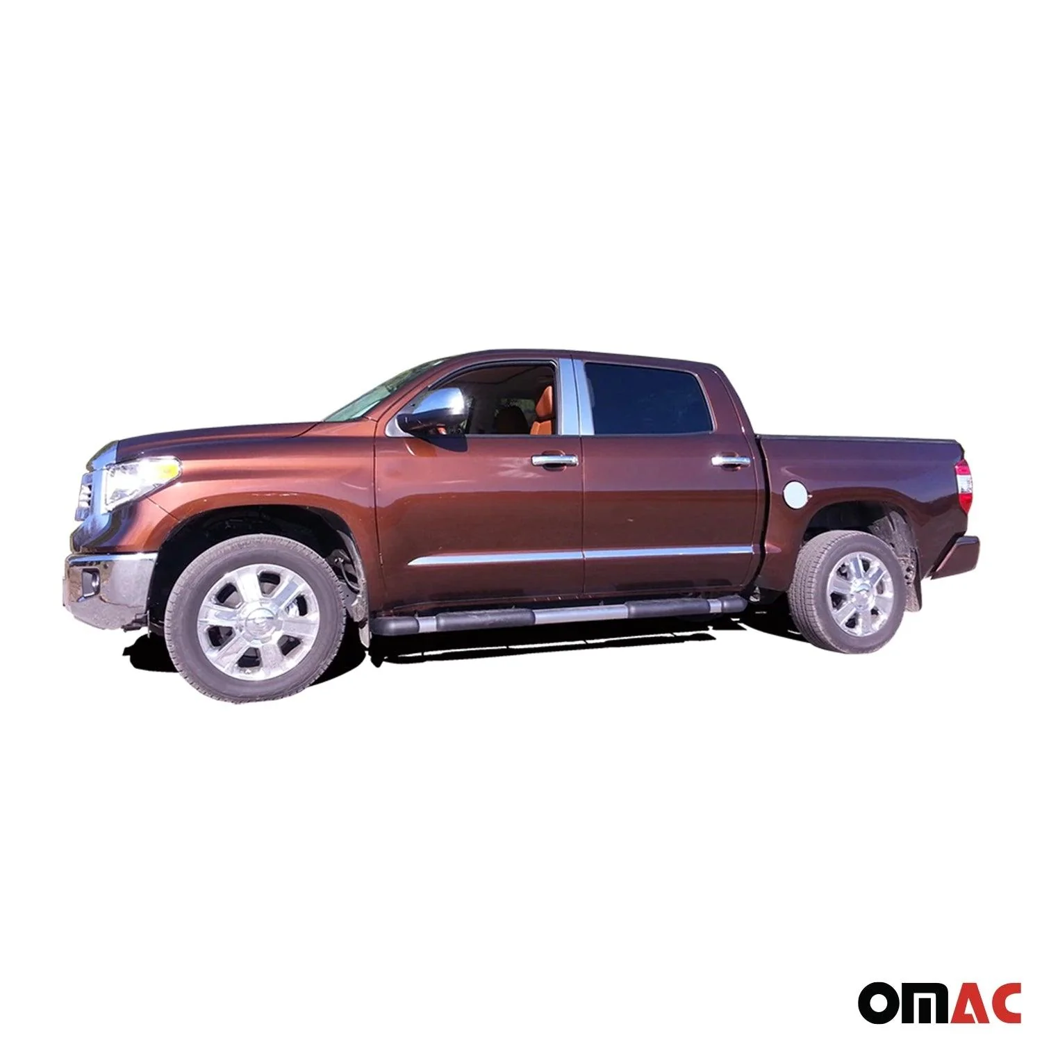 2000-2006 Toyota Tundra Stainless Steel Pillar Trim 4 Pcs - Image 3