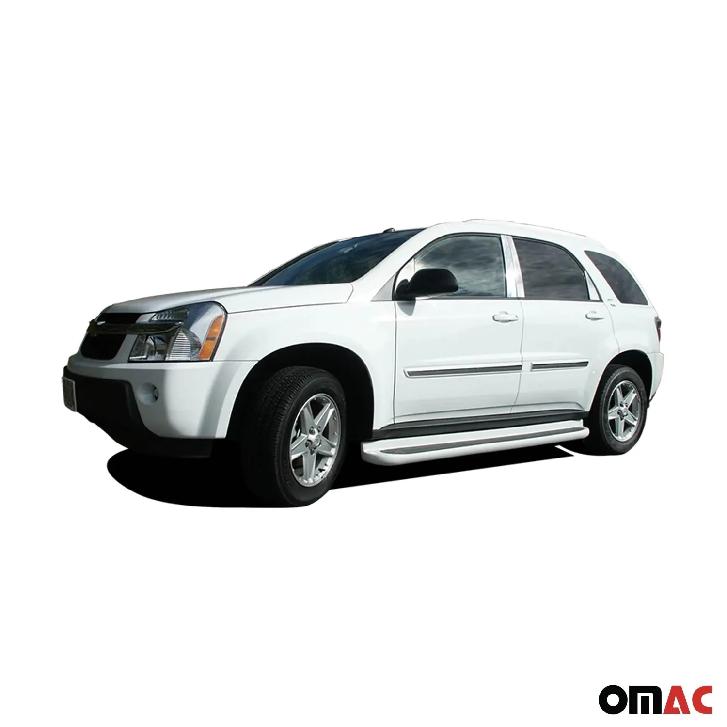 2005-2009 Chevrolet Equinox Stainless Steel Pillar Trim 4 Pcs - Image 2
