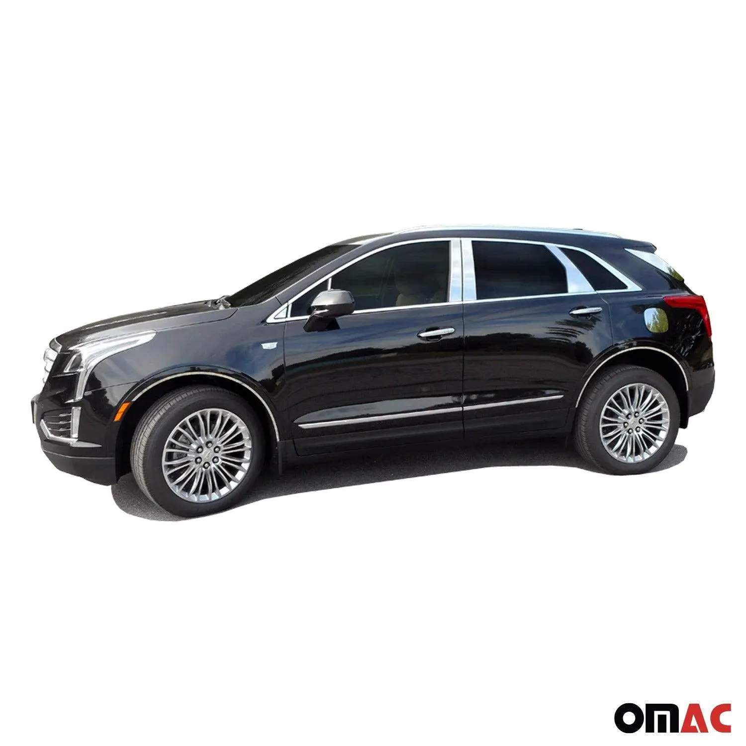2017-2025 Cadillac XT5 Stainless Steel Pillar Trim 6 Pcs - Image 2