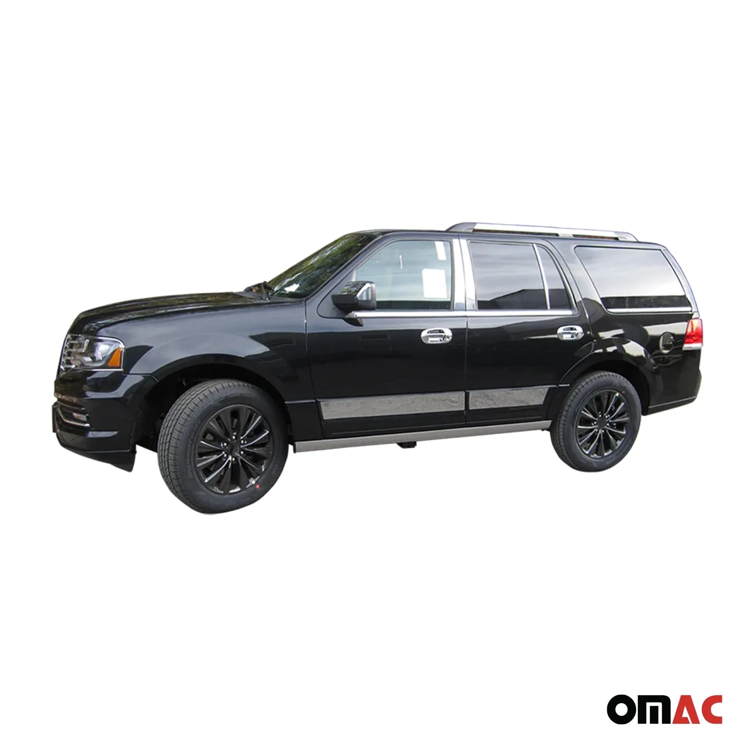 1997-2014 Ford Expedition Stainless Steel Pillar Trim 6 Pcs - Image 4