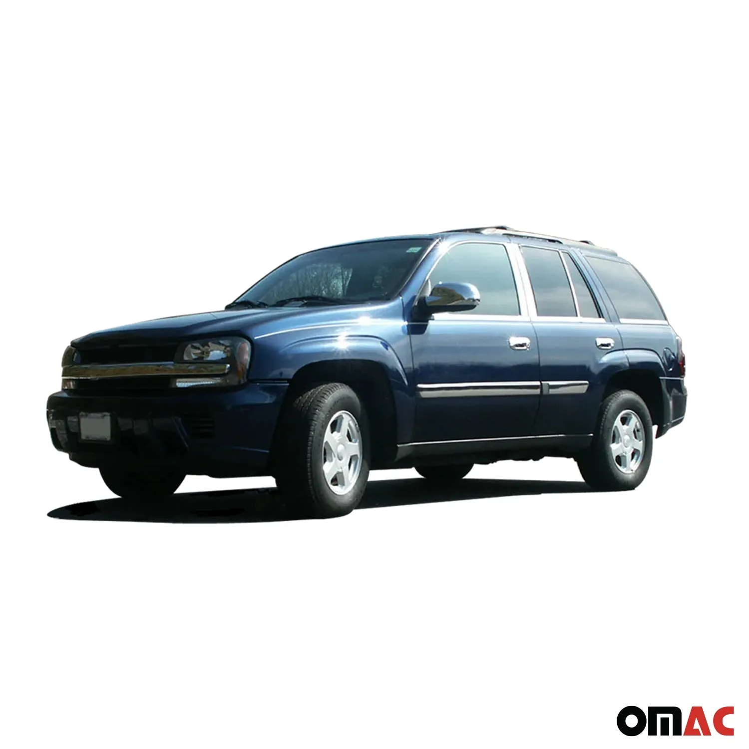 2002-2009 Chevrolet Trailblazer Stainless Steel Pillar Trim 6 Pcs - Image 3