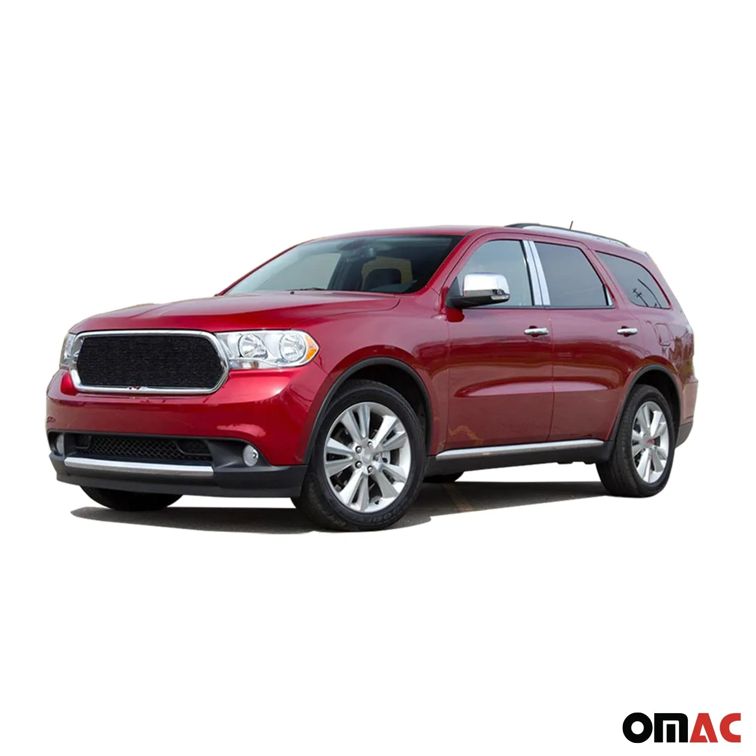 2004-2009 Dodge Durango Stainless Steel Pillar Trim 6 Pcs - Image 3