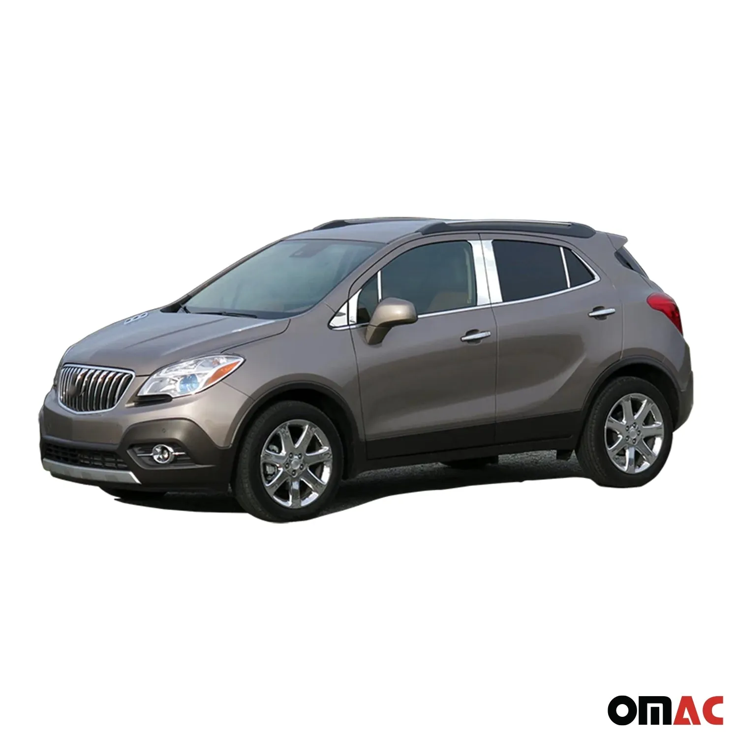2013-2022 Buick Encore Stainless Steel Pillar Trim 6 Pcs - Image 2