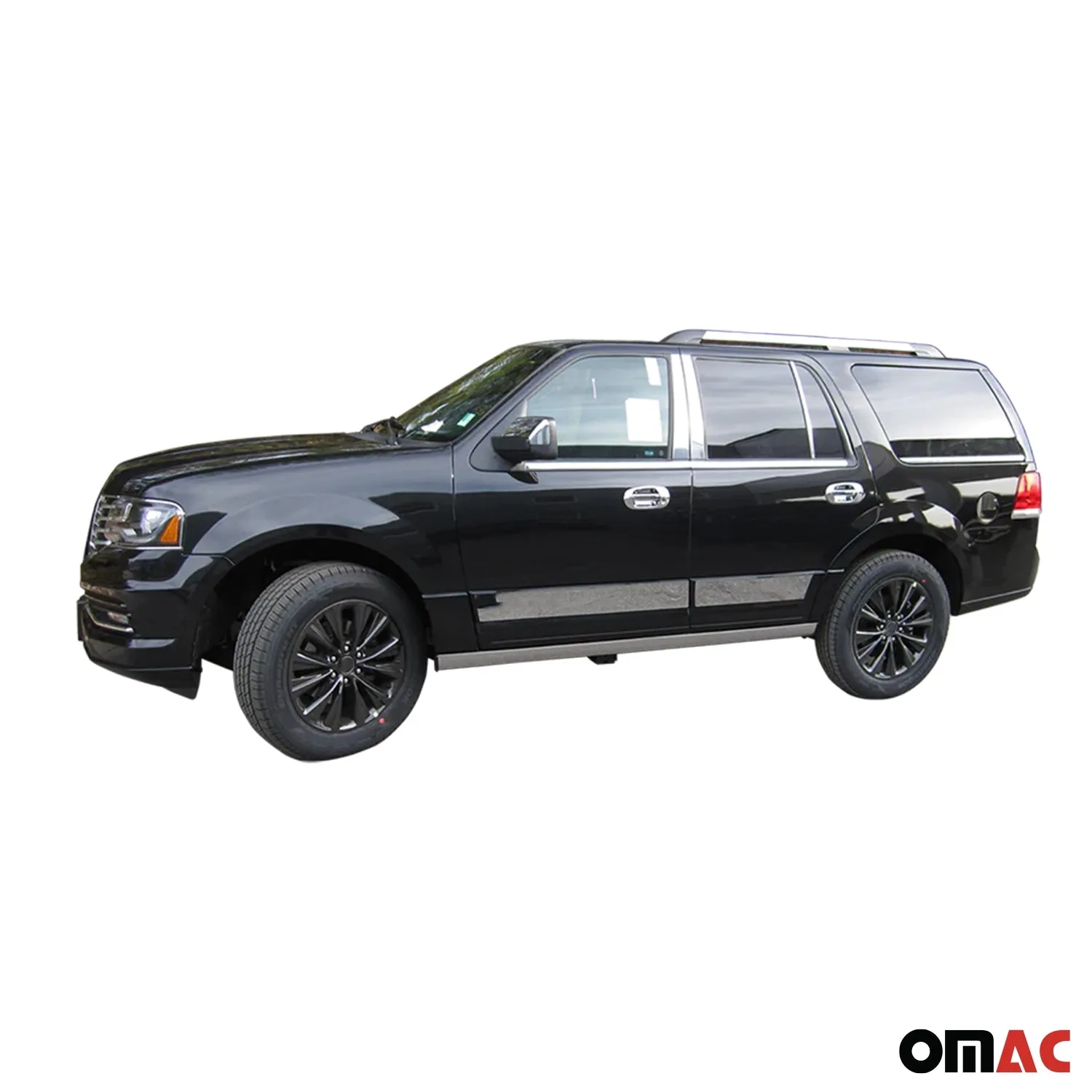 2015-2017 Lincoln Navigator Stainless Steel Pillar Trim 6 Pcs - Image 2