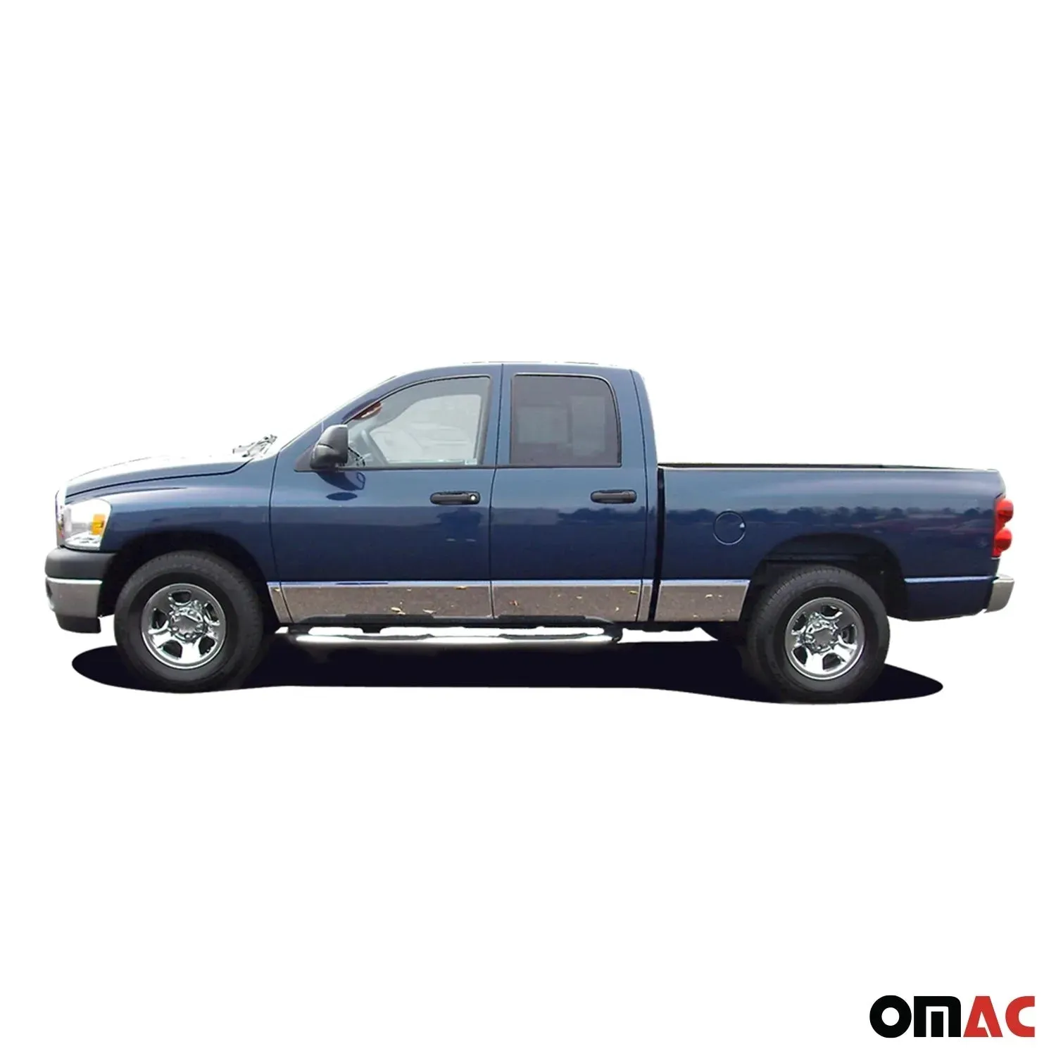 2009-2018 Ram 1500 1500 Classic 2500 3500 Stainless Steel Rear Window Set 2 Pcs - Image 2