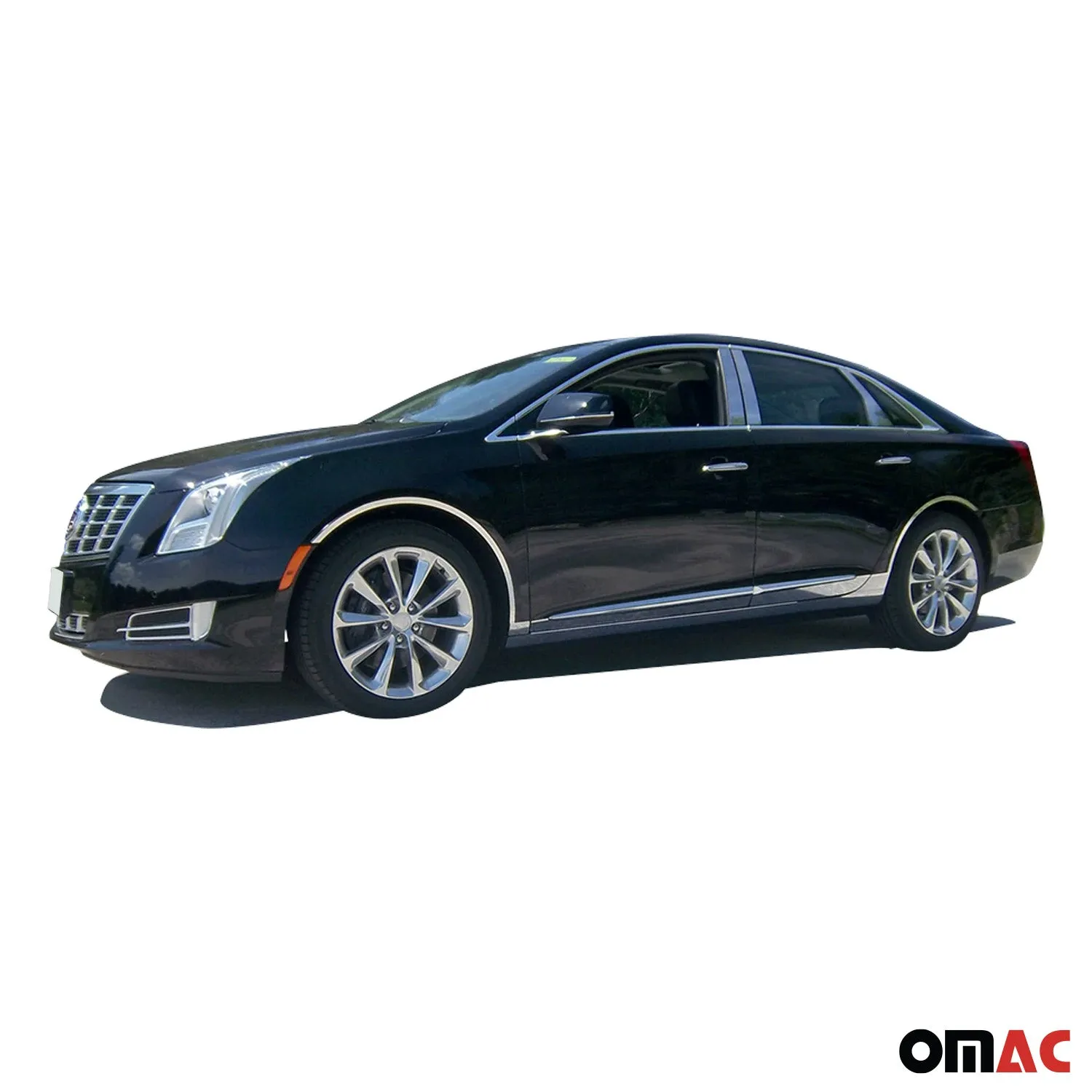 2013-2019 Cadillac XTS Stainless Steel Rocker Panel Trim 10 Pcs - Image 2