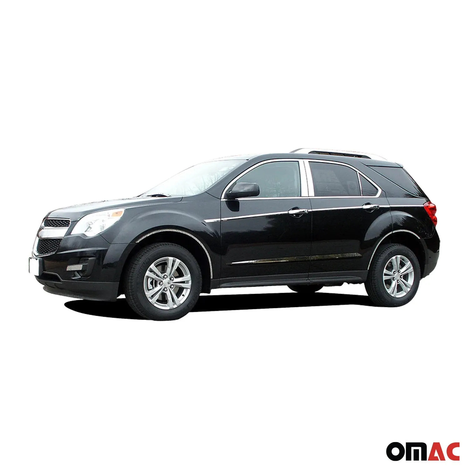2010-2017 Chevrolet Equinox Stainless Steel Roof Rack Accent 2 Pc - Image 2