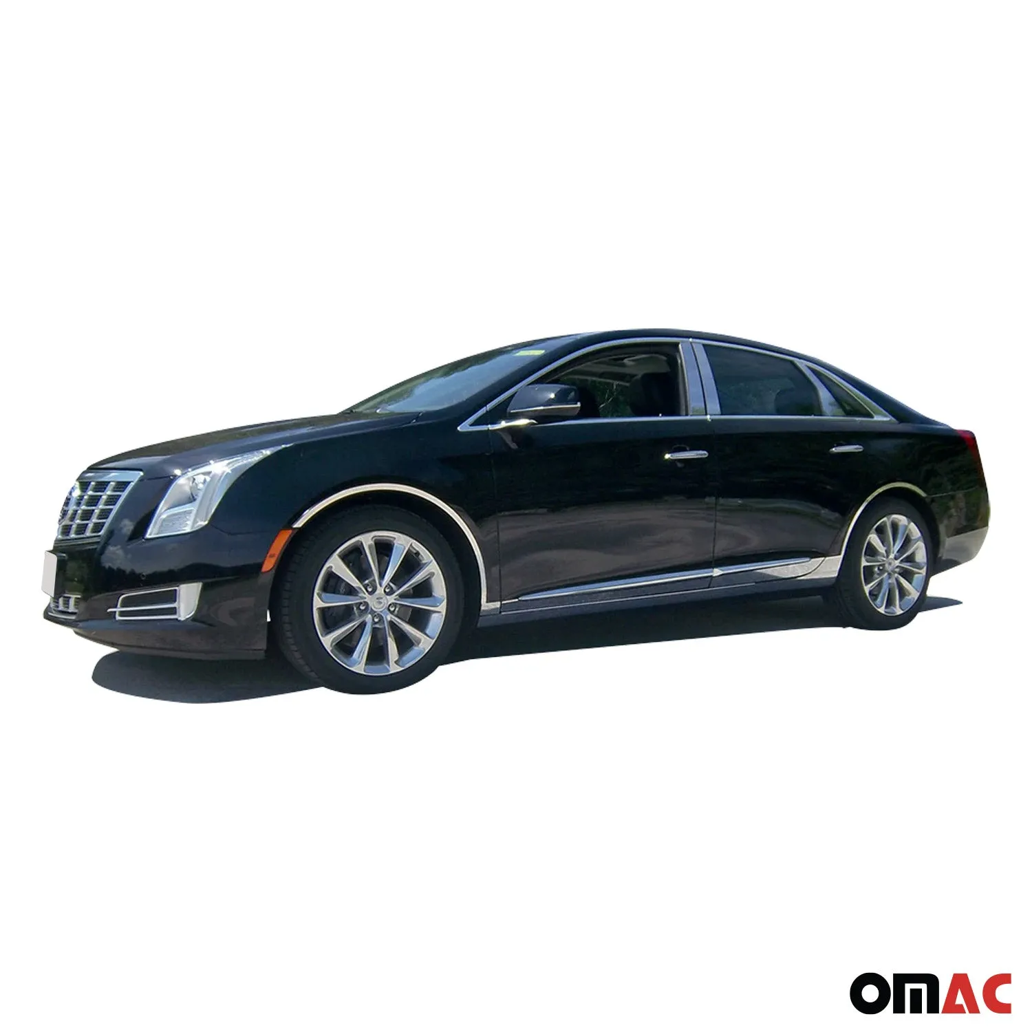 2018-2019 Cadillac XTS Stainless Steel Wheel Well Trim 4 Pcs - Image 2
