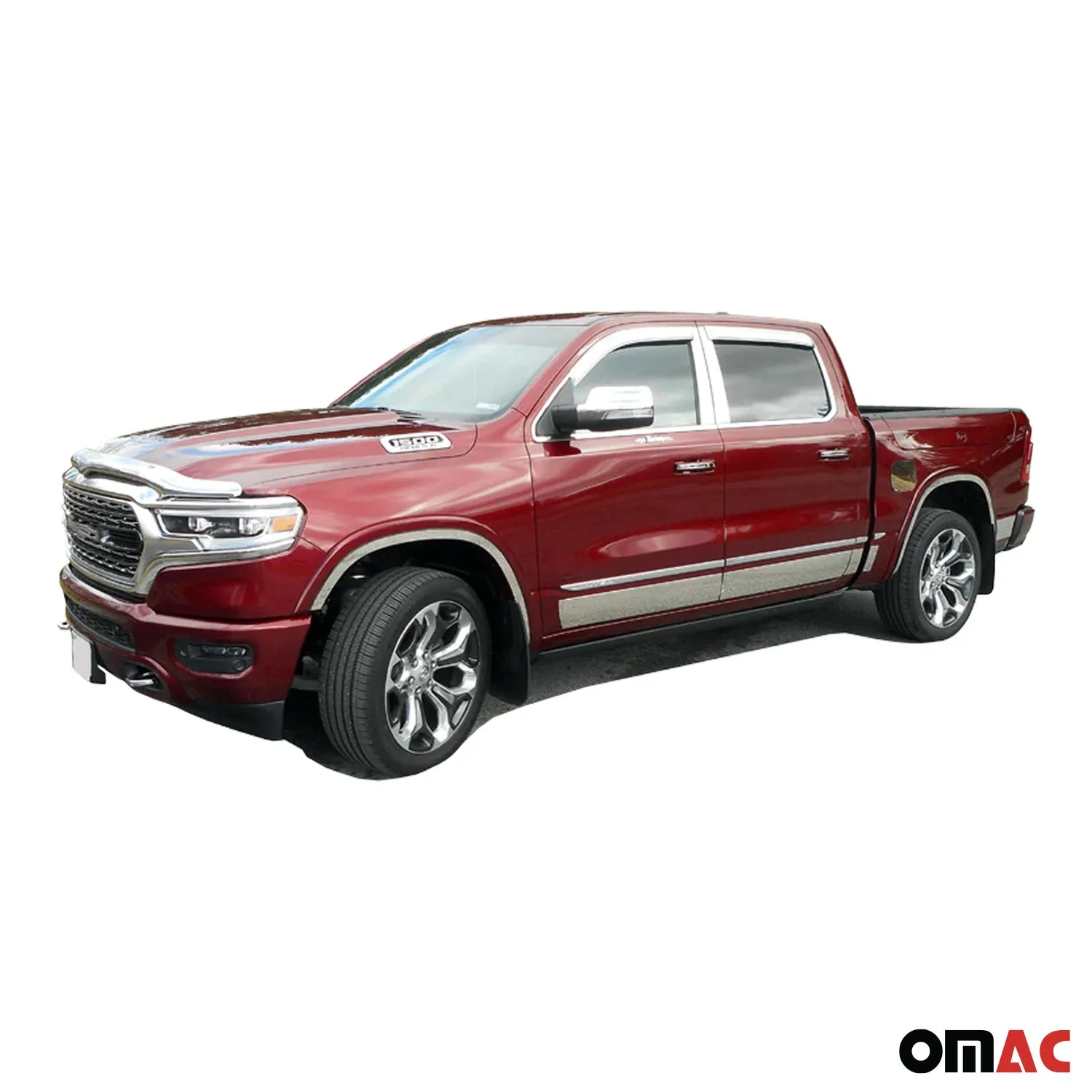 2019-2023 Ram 1500 Stainless Steel Wheel Well Trim 4 Pcs - Image 2