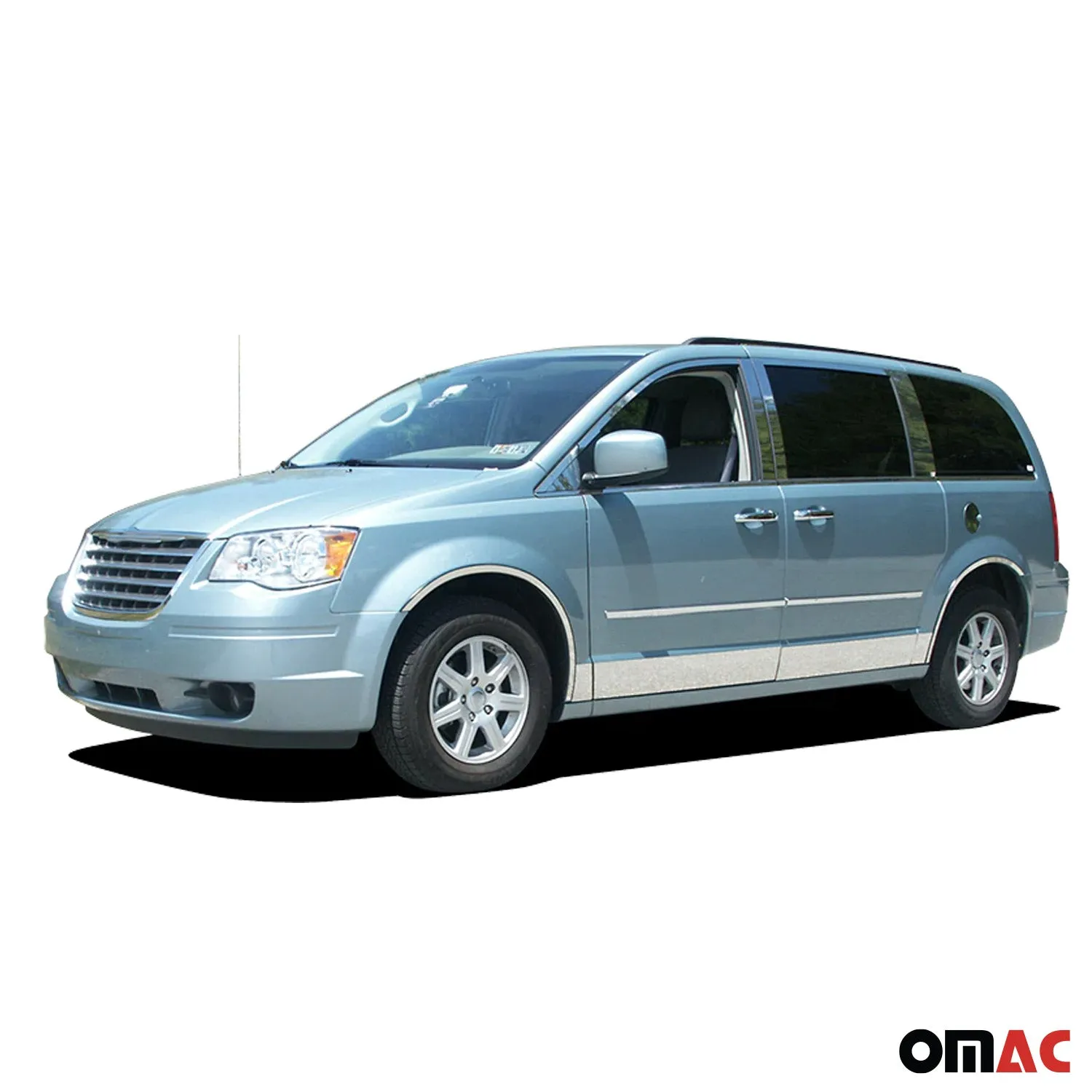 2009-2012 Volkswagen Routan Stainless Steel Wheel Well Trim 4 Pcs - Image 2