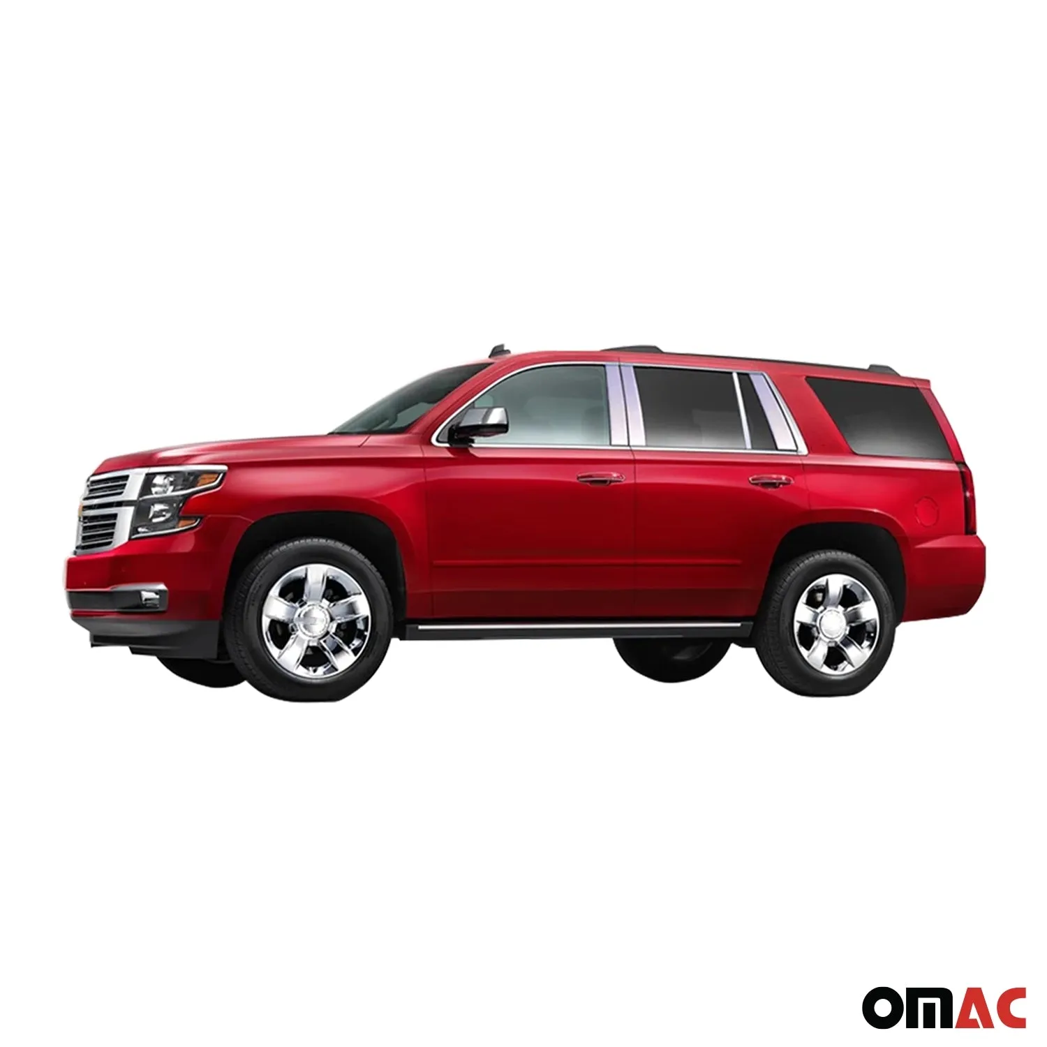 2021-2025 Chevrolet Tahoe Stainless Steel Wheel Well Trim 4 Pcs - Image 2