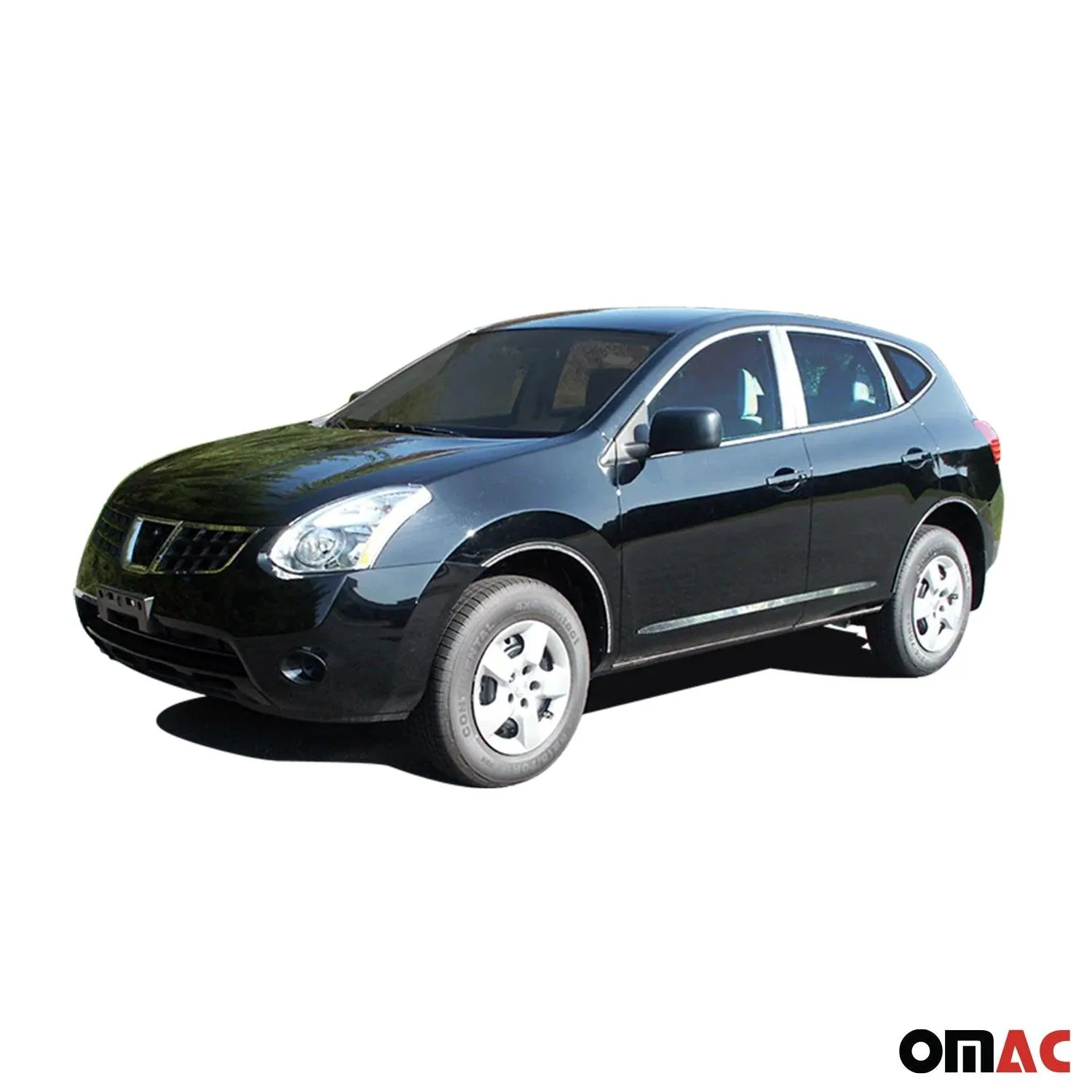 2008-2013 Nissan Rogue Stainless Steel Window Trim 16Pc - Image 2