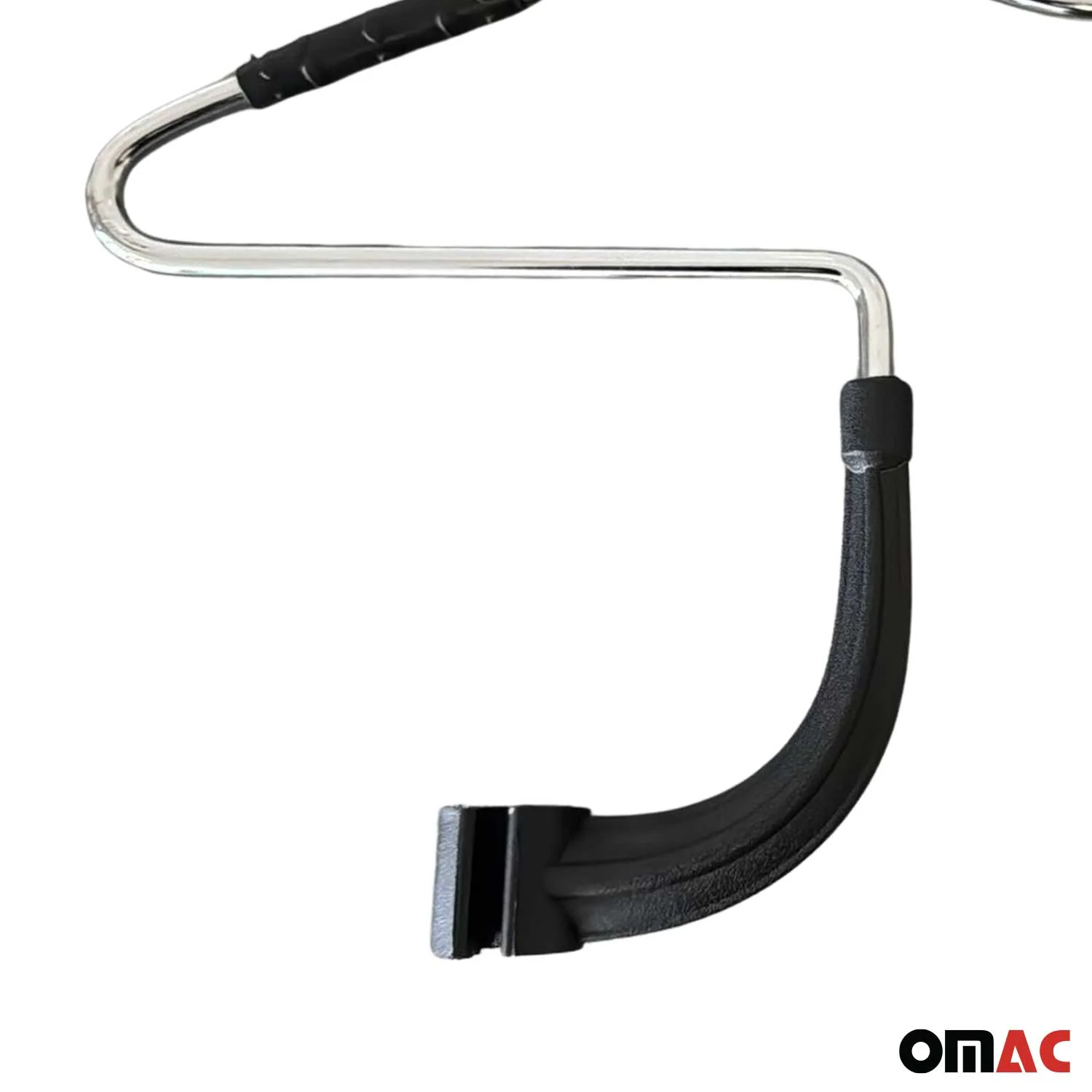 Steel Car Seat Headrest Jacket Coat Suit Clothes Hanger Automobile Usage Clothes 2 Pcs - Image 5