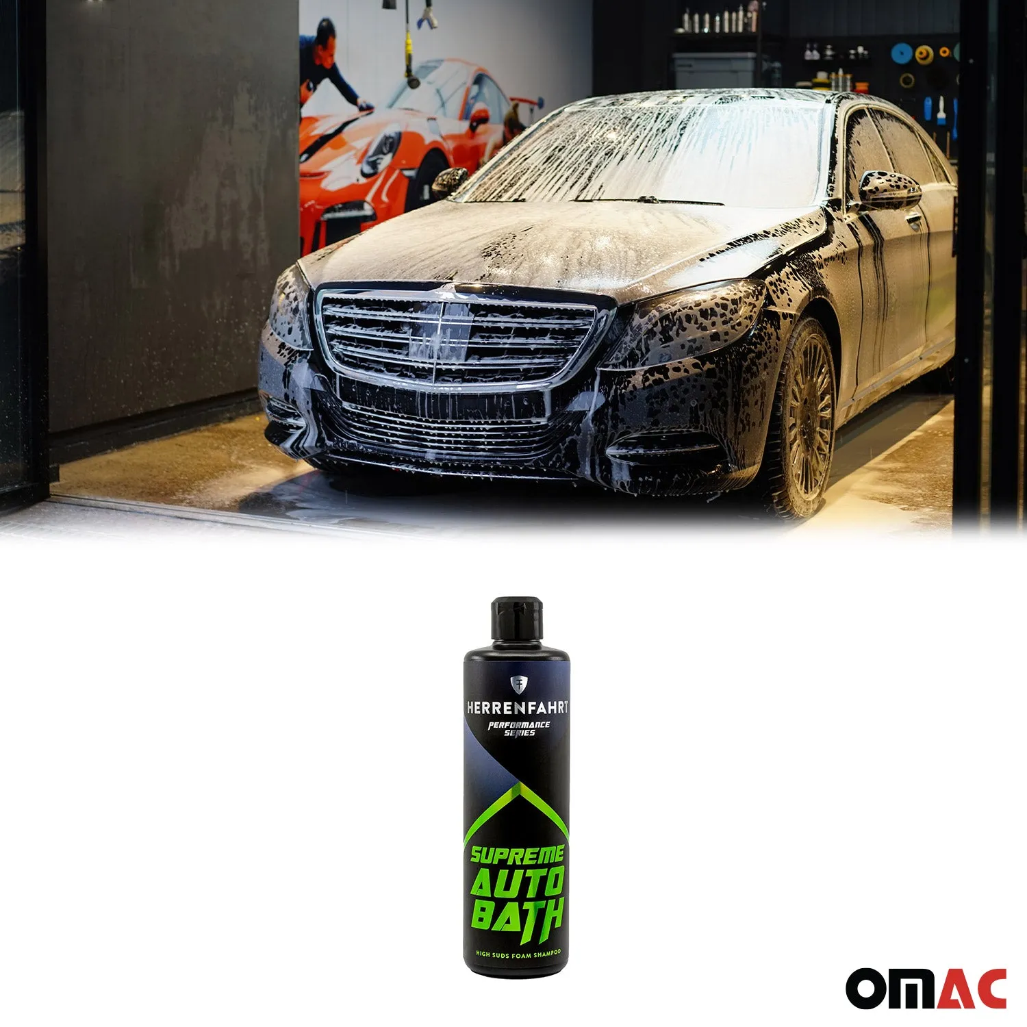 Supreme Auto Bath Car Wash Shampoo Foam Soap Car Wax Cleaning Snow Cannon Bottle - Image 4