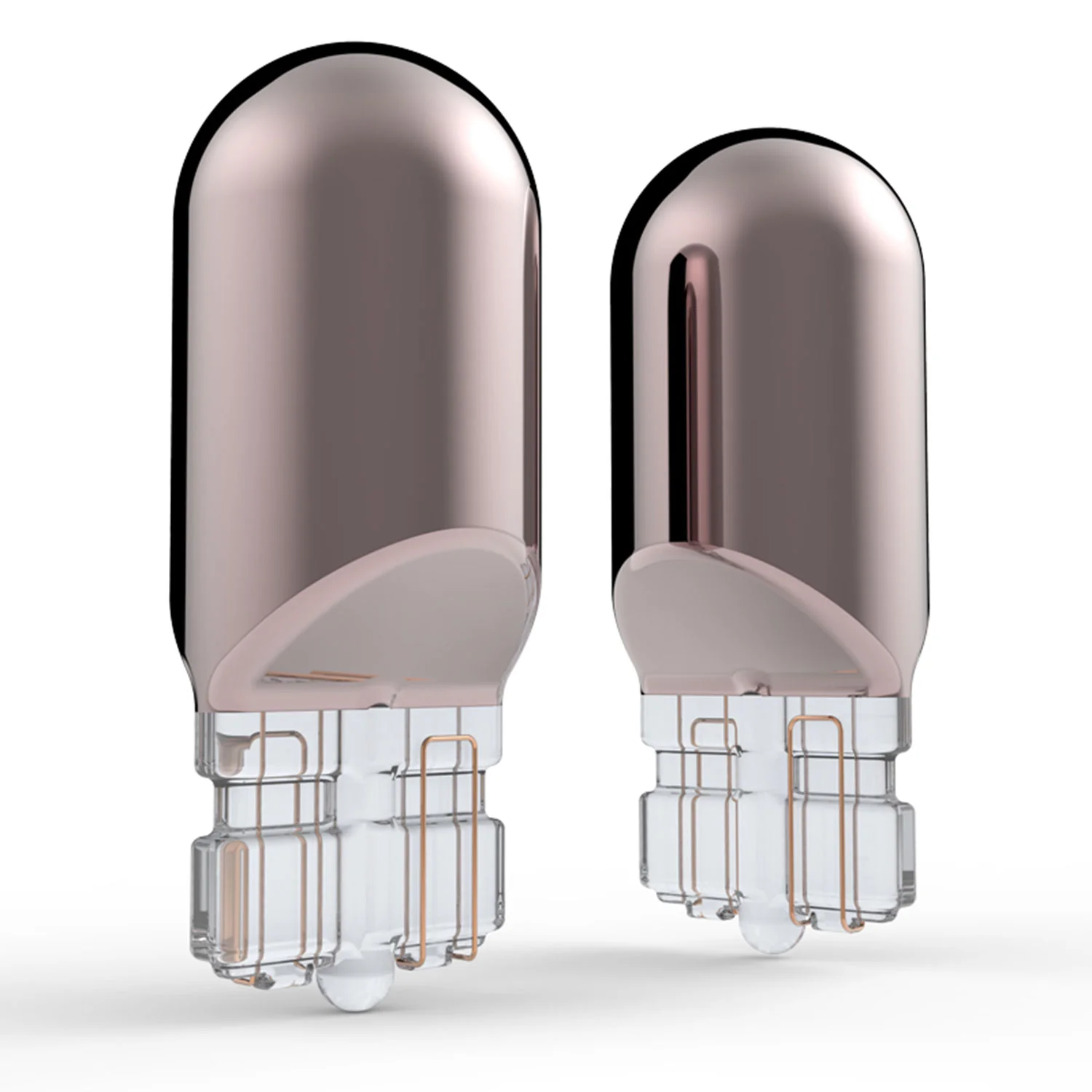 T10 Chrome Amber Light Bulbs - Image 4