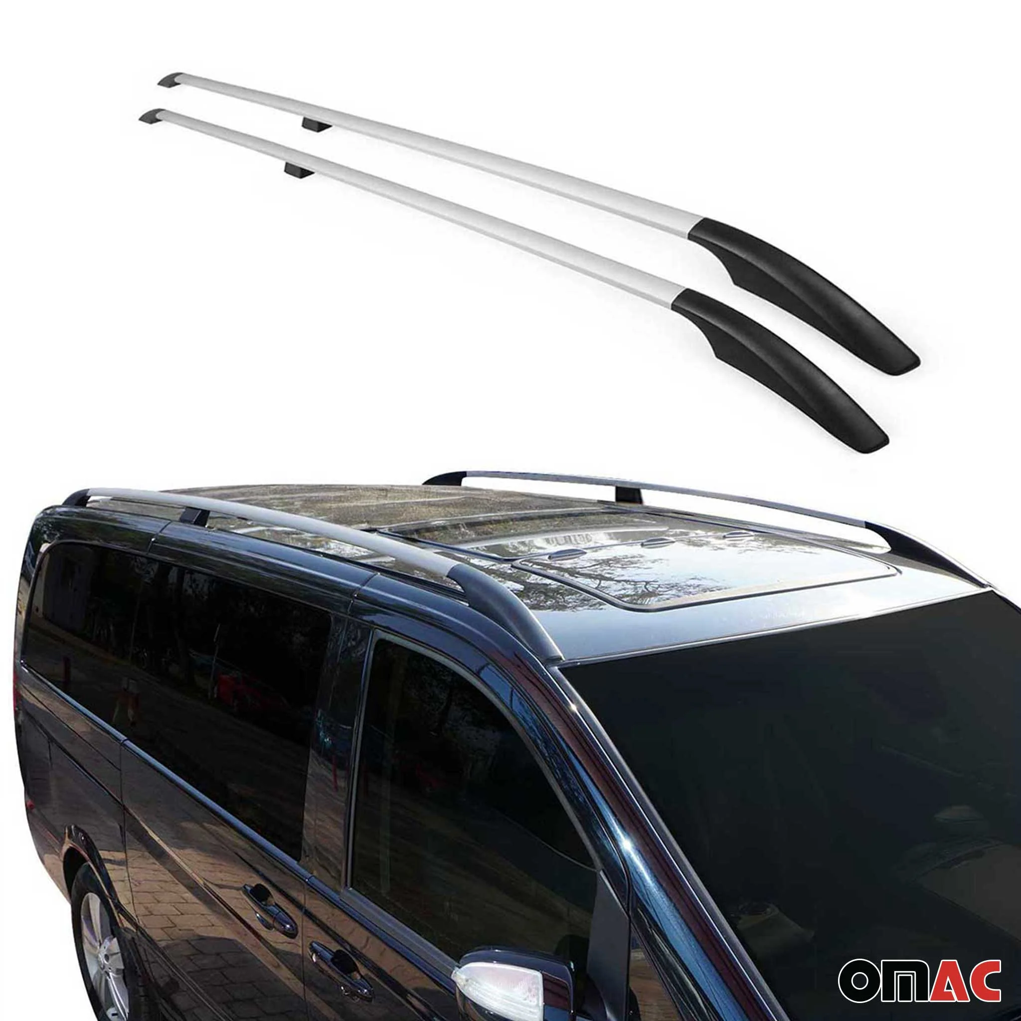 2017-2025 Mazda CX-5 2.gen Roof Rack Rails Side Rails Silver - Image 2