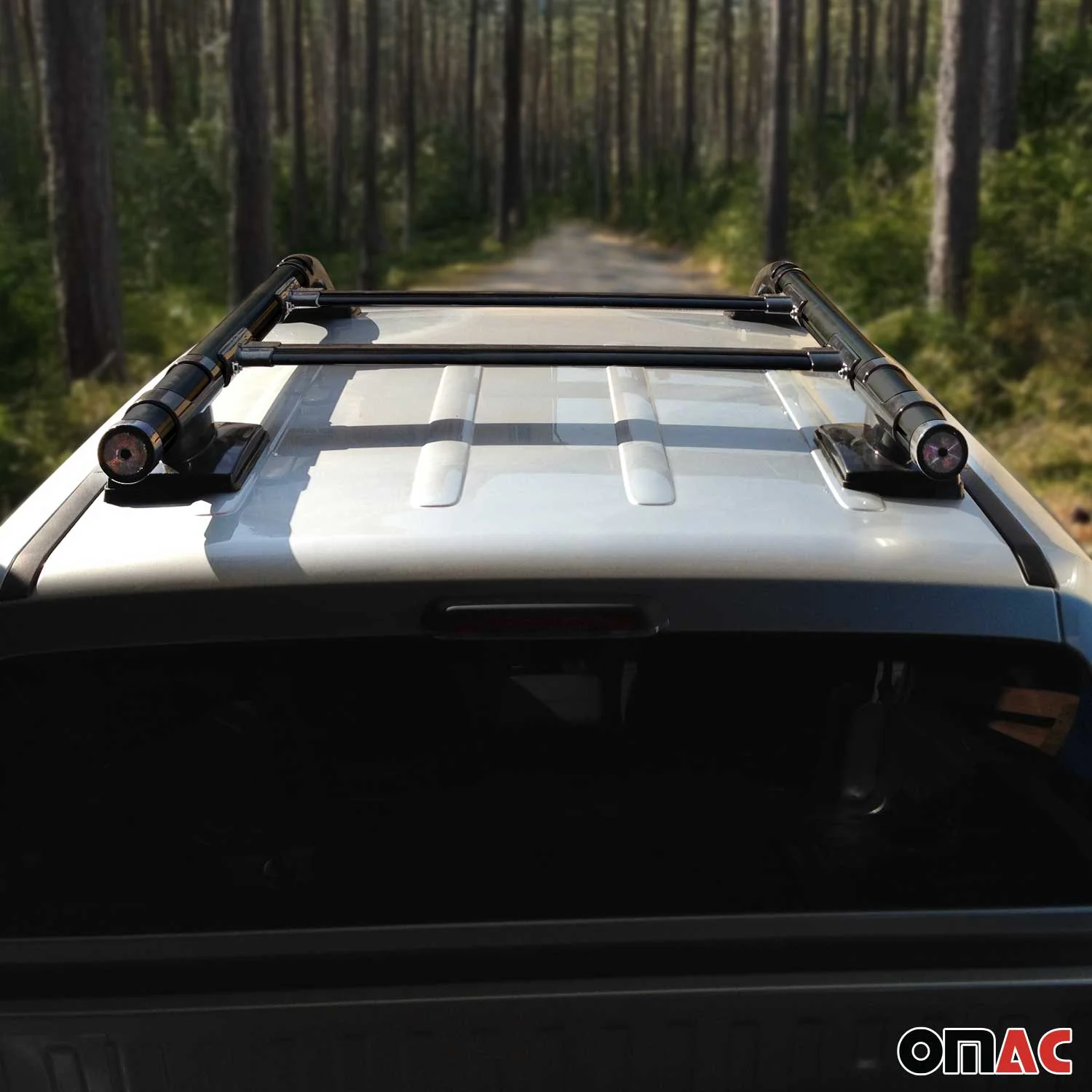 2019-2023 Ford Ranger Double Cab Roof Rack Rails Side Rails Black - Image 9