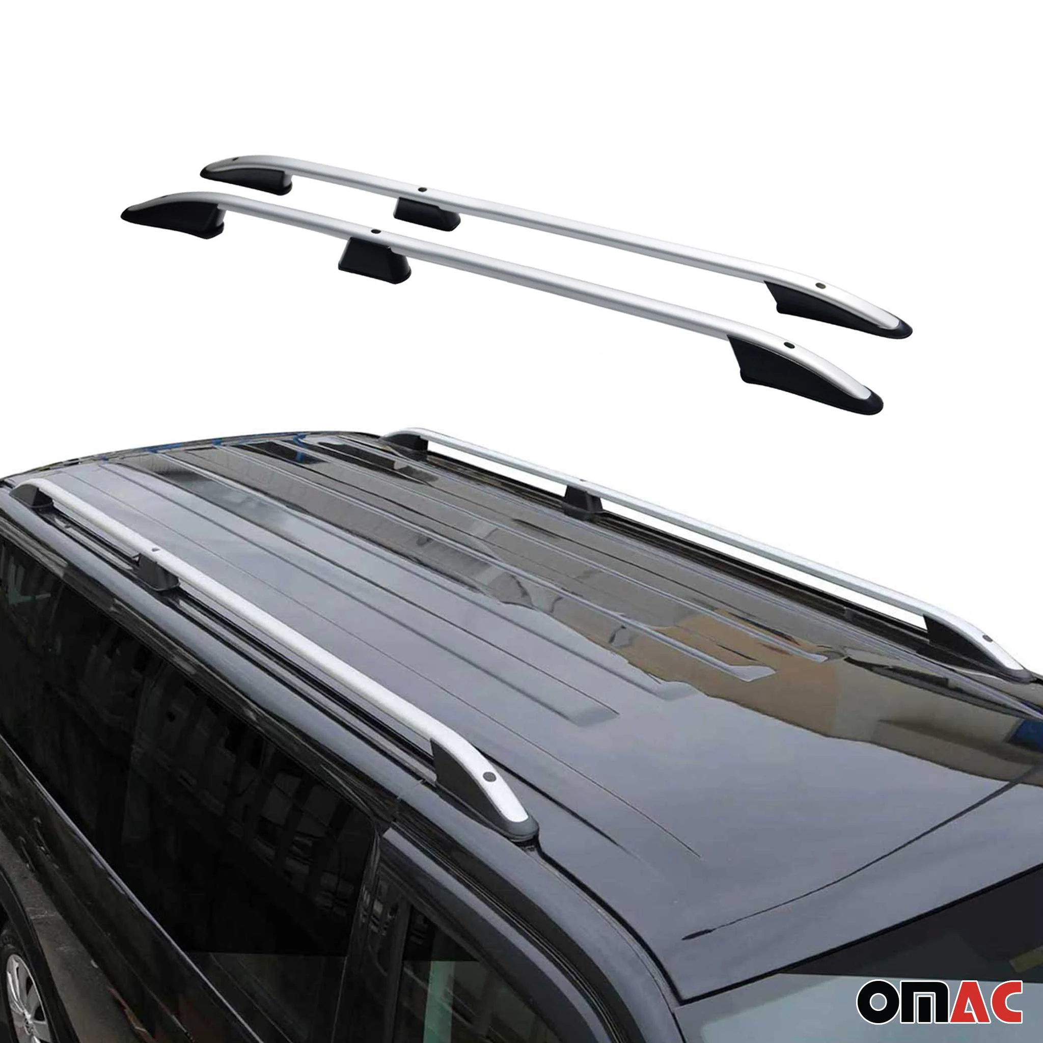 2011-2024 Mitsubishi Outlander Sport Roof Rack Rails Side Rails Silver - Image 5
