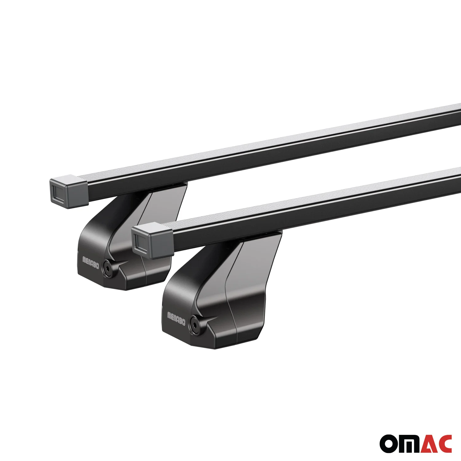 Top Roof Racks Cross Bars fits BMW 4 Series G22 Coupé 2021-26 Black Steel 2x - Image 10