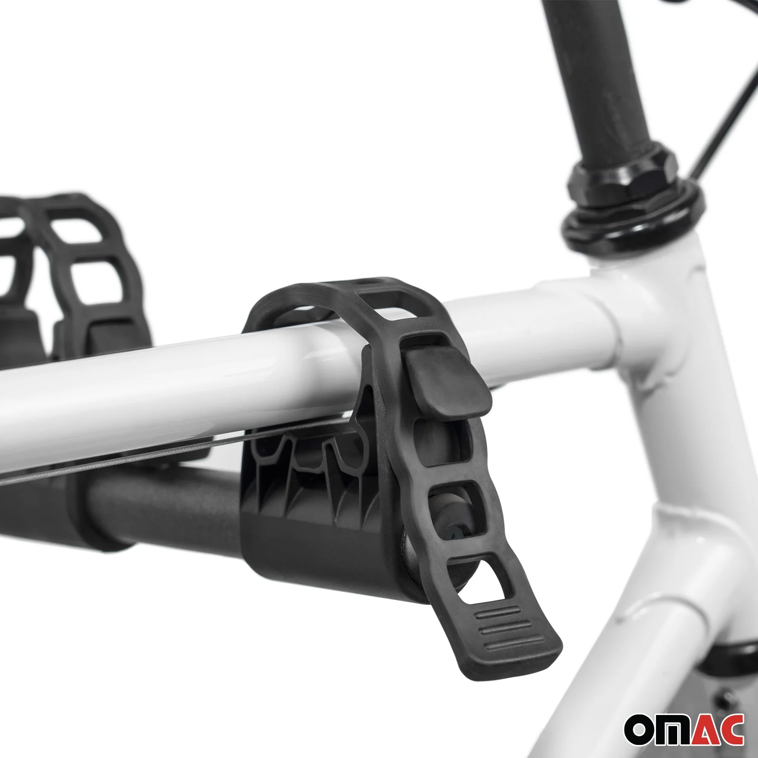 Rear Trunk Mount 3 Bike Rack Foldable Steel Carrier Hatchback Sedan SUV - Image 6