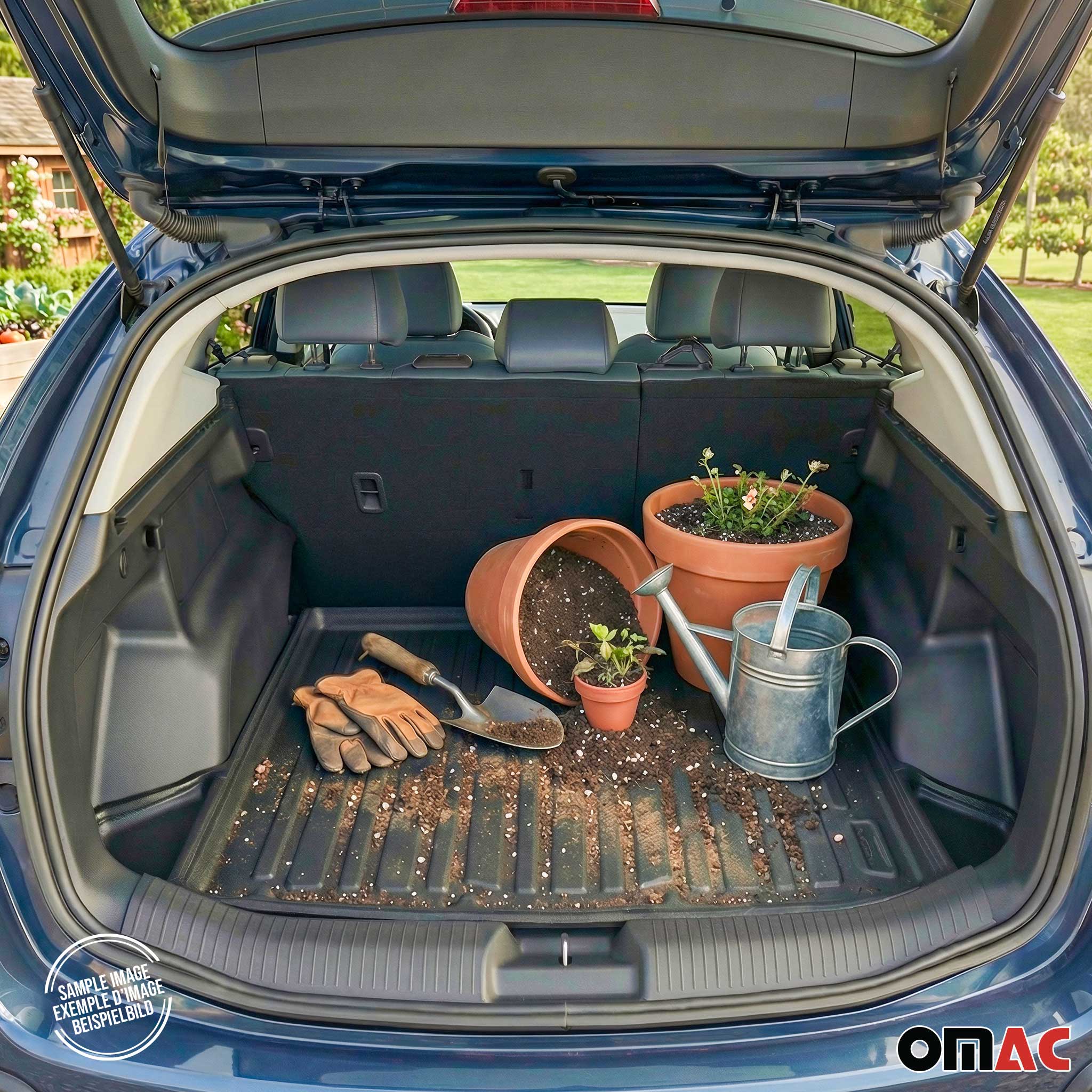 2005-2010 Jeep Grand Cherokee Cargo Liner Trunk Mat All Weather Black - Image 4