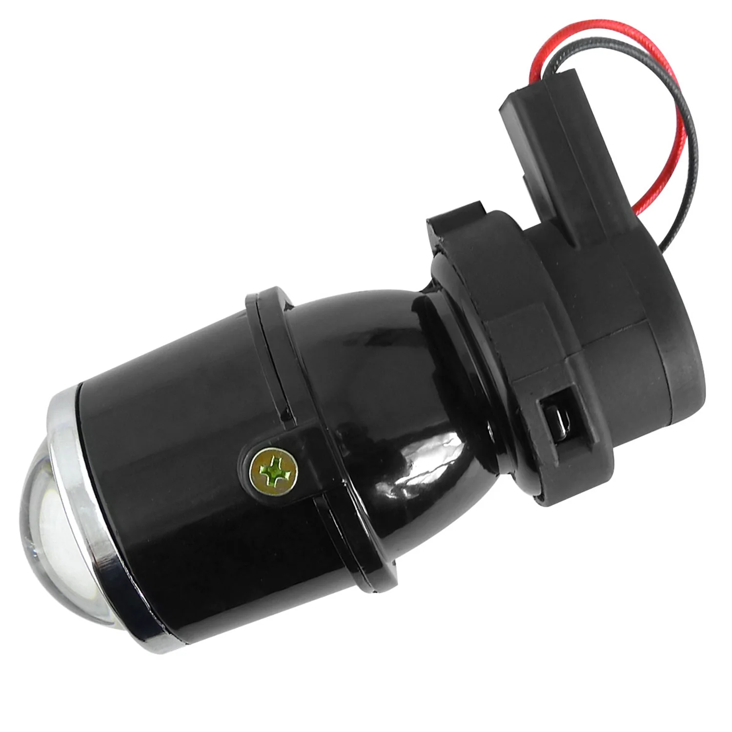 Universal 12V/55W H3 Projector Fog Lights Kit Mounting Brackets Black Metal - Image 4