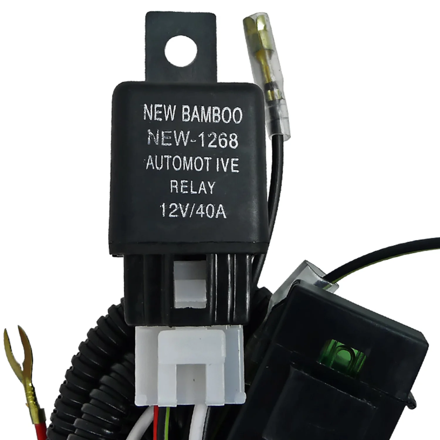 Universal 16Gauge Off Road LED Work Lights Wiring Kit Dual Relay & On/Off Switch - Image 6