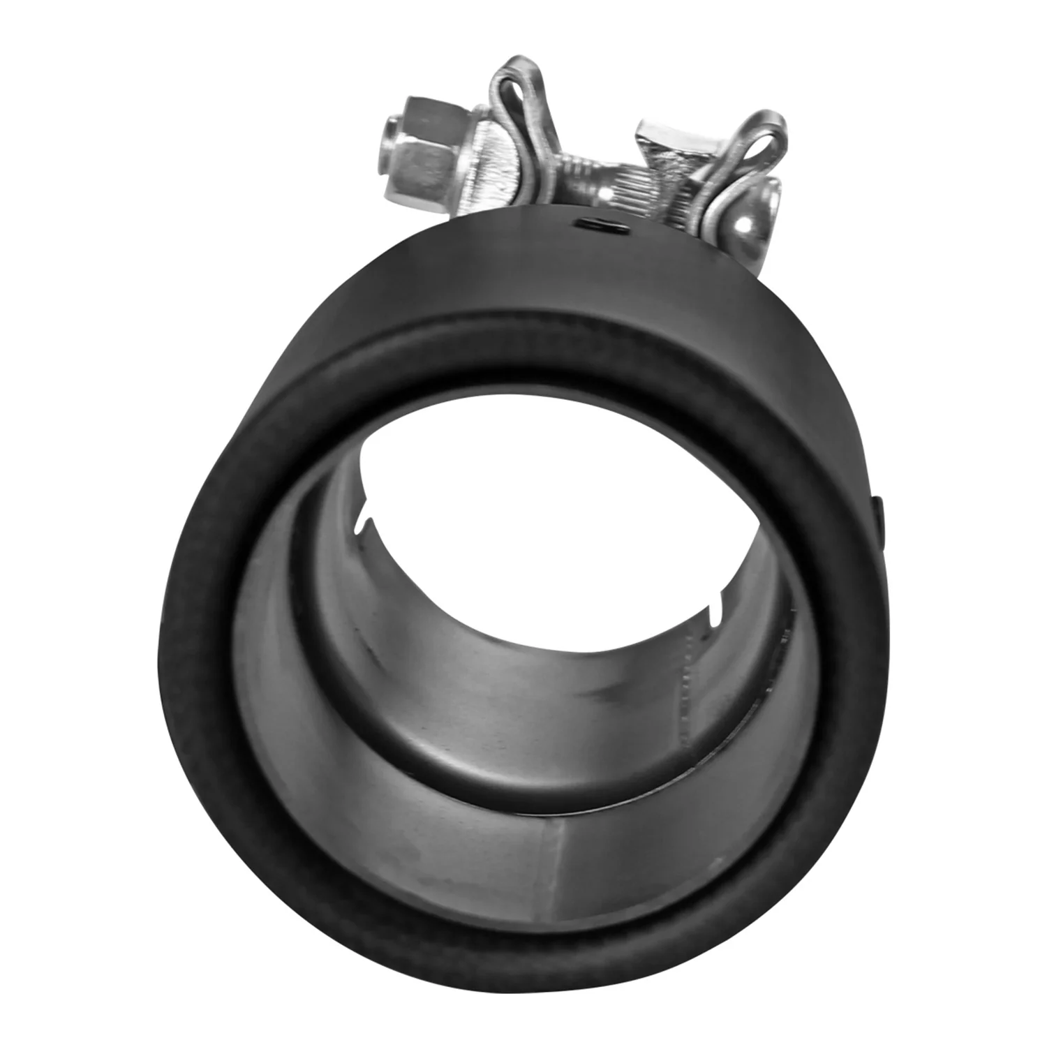 Universal 2.5" Inlet/3.5" Outlet Carbon Fiber Cover Exhaust Tip - Image 9