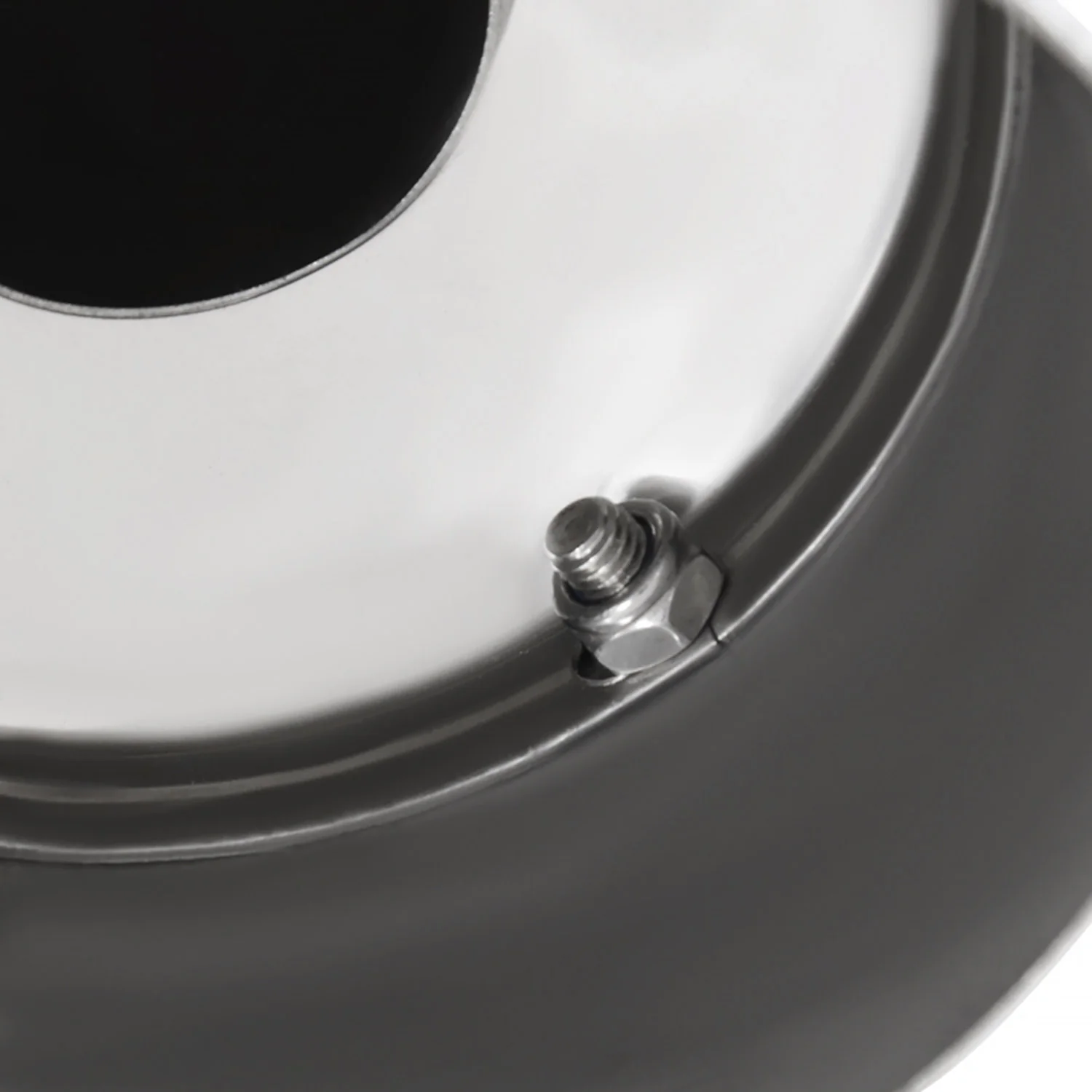 Universal 2.5" Inlet/4" Outlet S.Steel Spiral Flow Exhaust Muffler w/ Burnt Tip - Image 5